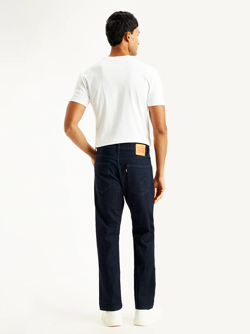 Men's 512 Navy Blue Slim Tapered Fit Mid Rise Jeans - Image 3