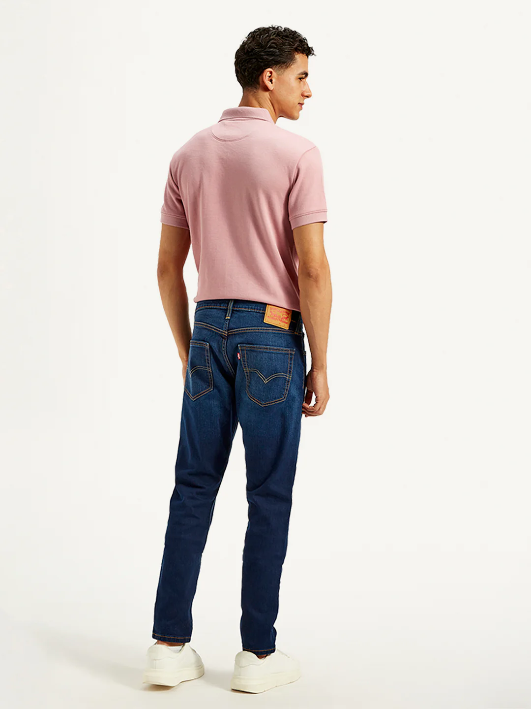 Men's 512 Blue Slim Tapered Fit Mid Rise Jeans - Image 3