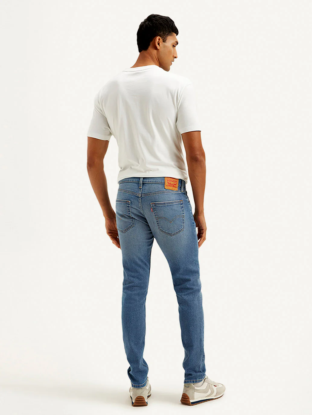 Men's 512 Navy Blue Slim Tapered Fit Mid Rise Jeans - Image 3