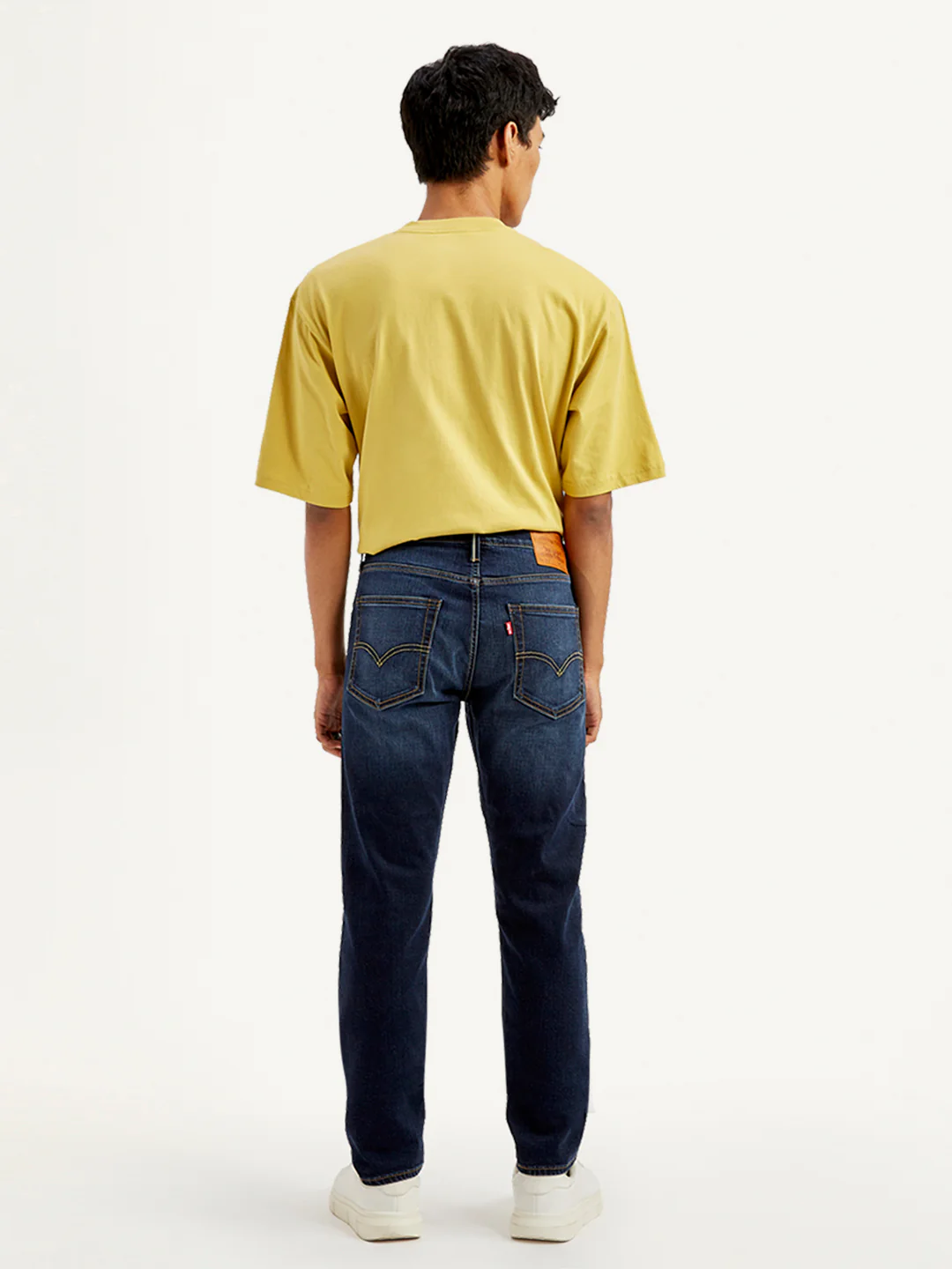Men's 512 Navy Blue Slim Tapered Fit Mid Rise Jeans - Image 3