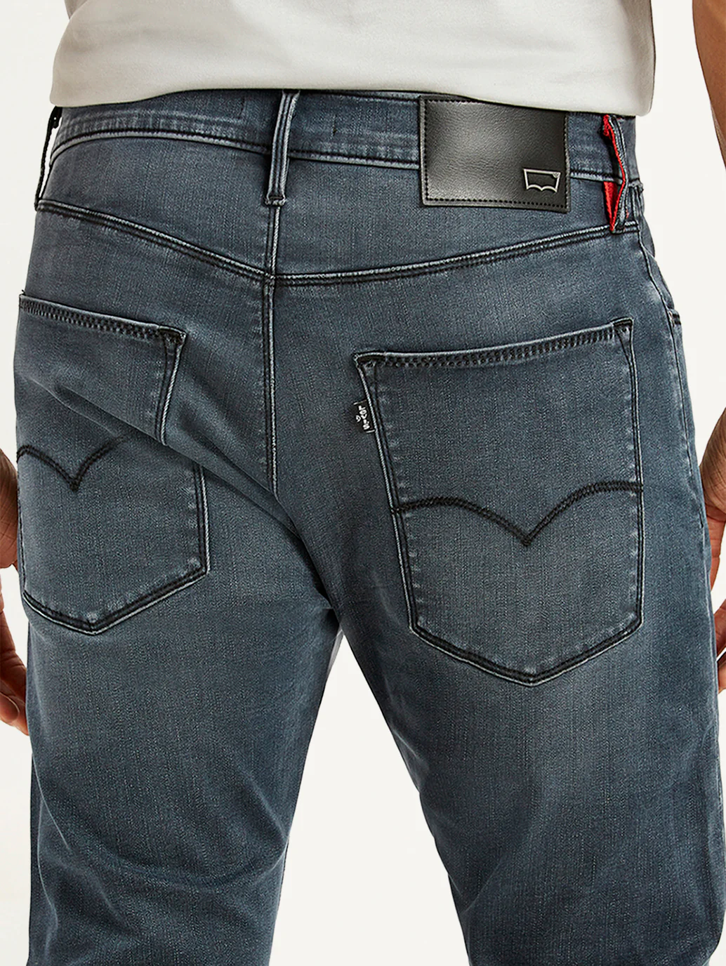 Men's Redloop 512 Blue Slim Tapered Fit Mid Rise Jeans - Image 5