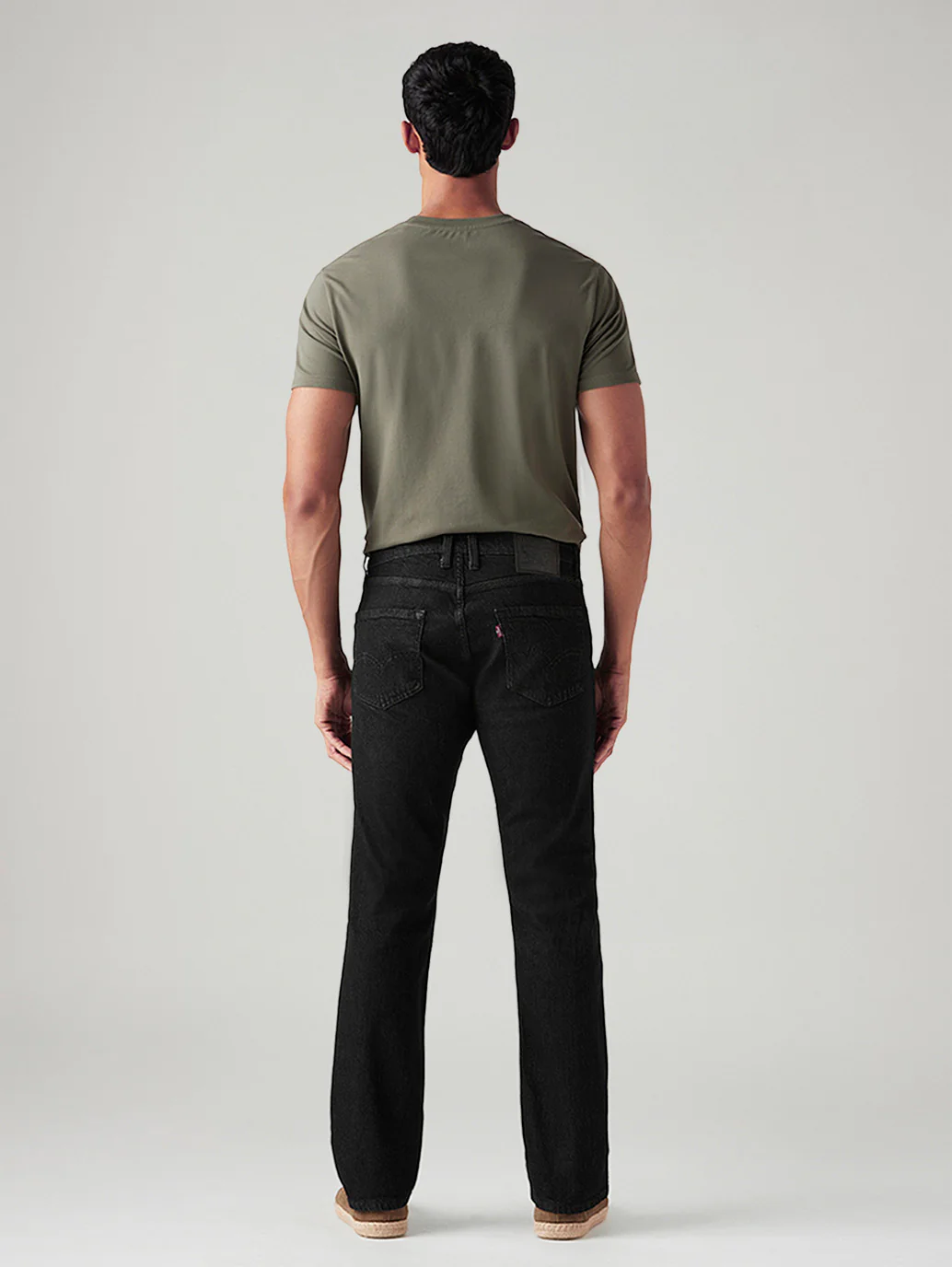 Men's 513 Black Slim Straight Fit Mid Rise Jeans - Image 5