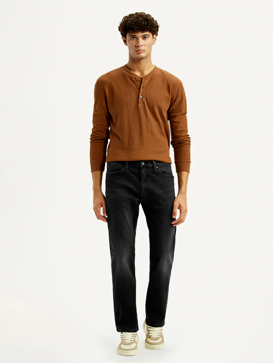 Men's 513 Black Slim Straight Fit Mid Rise Jeans - Image 2