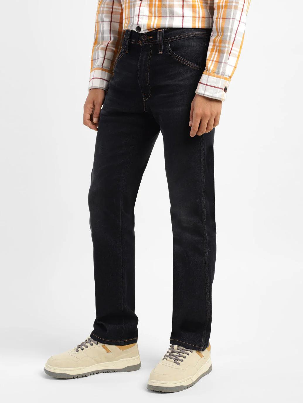 Men's 513 Black Slim Straight Fit Mid Rise Jeans - Image 5