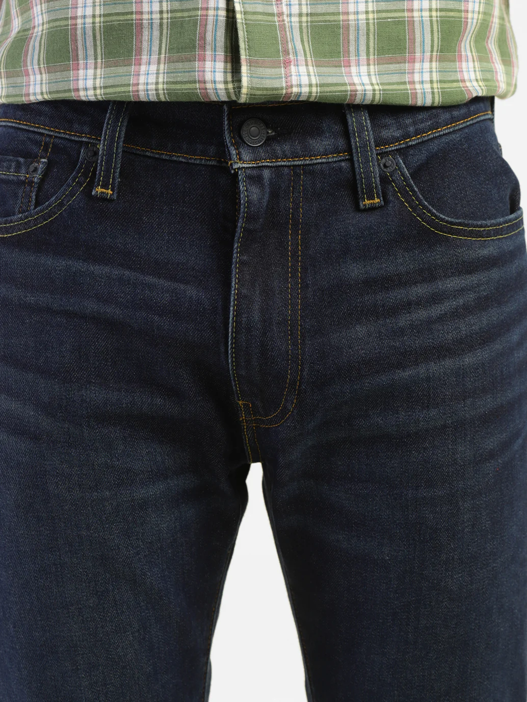 Men's 513 Blue Slim Straight Fit Mid Rise Jeans - Image 5