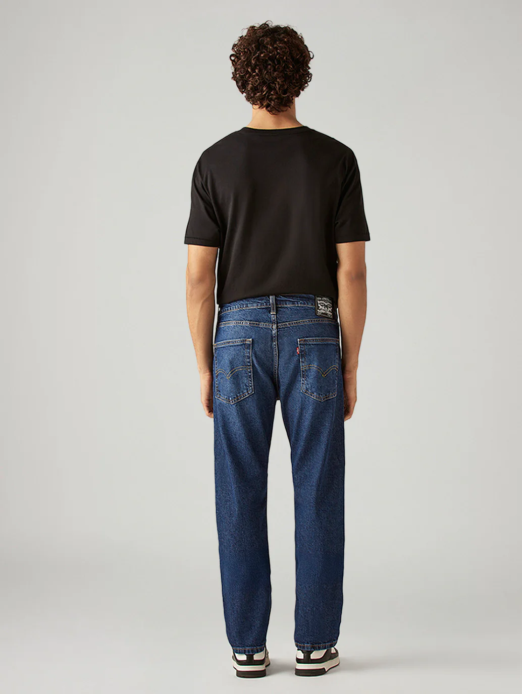Men's 513 Blue Slim Straight Fit Mid Rise Jeans - Image 4