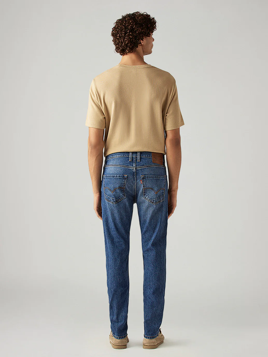 Men's 513 Blue Slim Straight Fit Mid Rise Jeans - Image 4
