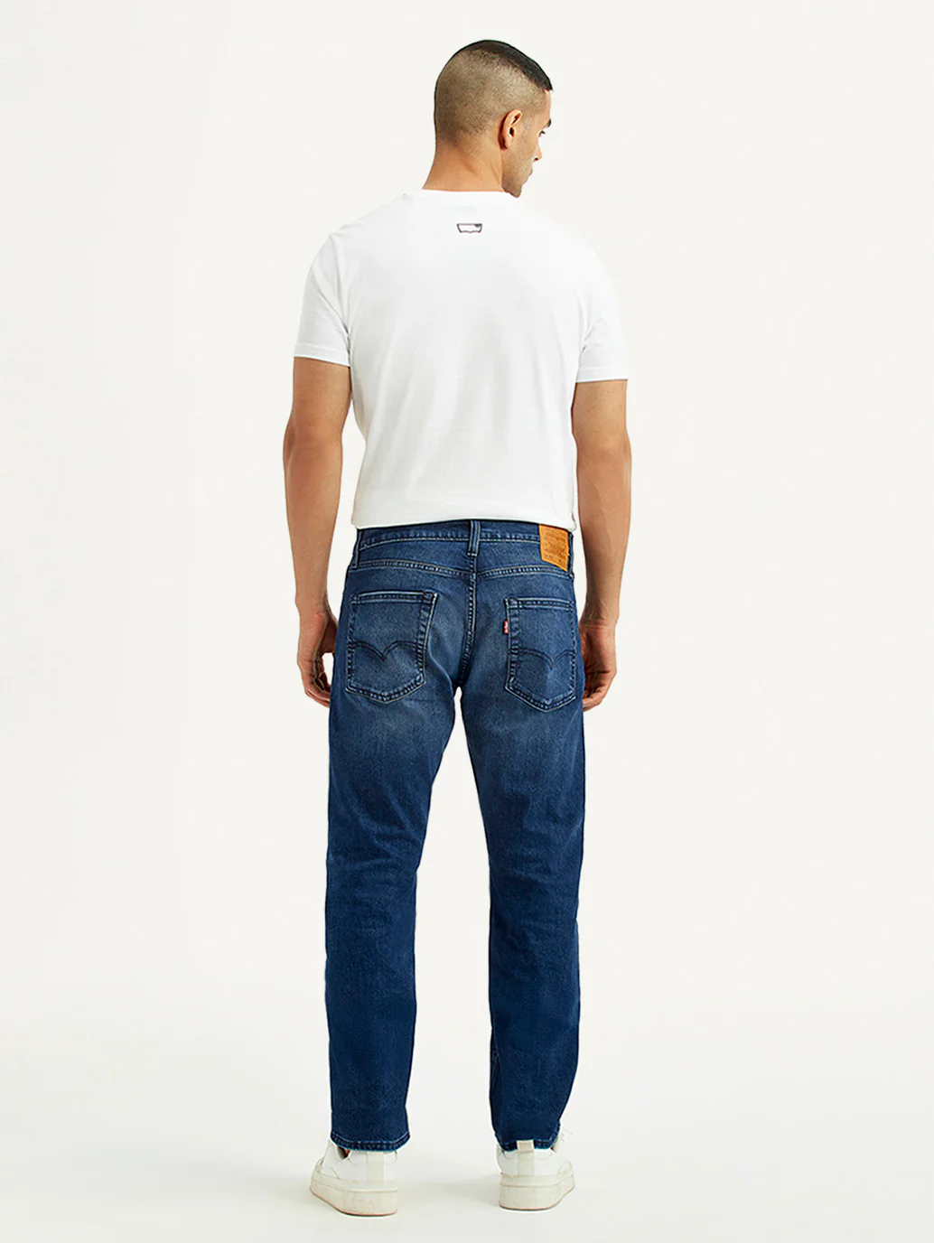 Men's 513 Blue Slim Straight Fit Mid Rise Jeans - Image 5
