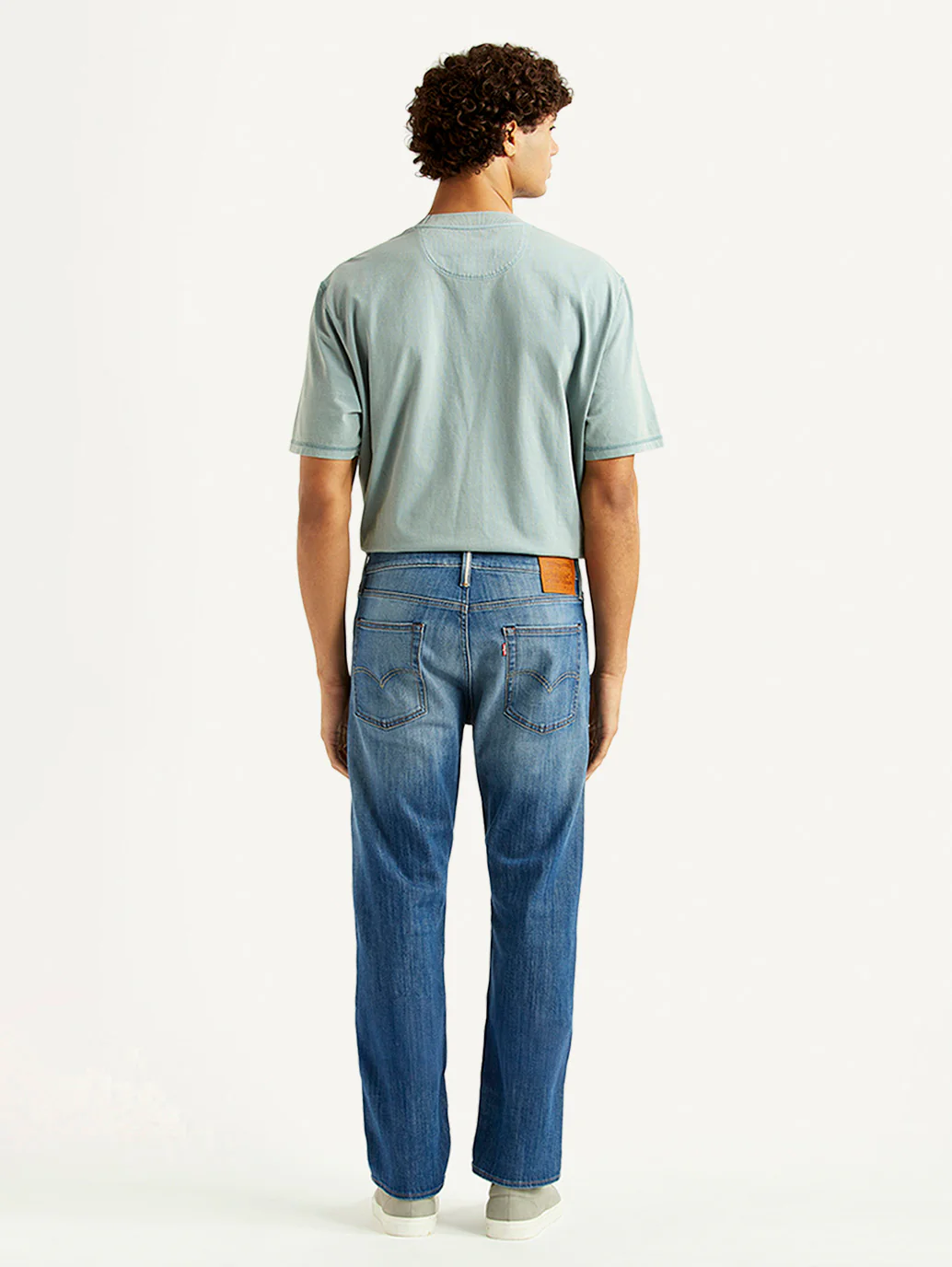 Men's 513 Blue Slim Straight Fit Mid Rise Selvedge Jeans - Image 5