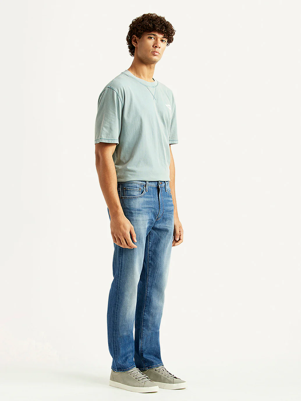 Men's 513 Blue Slim Straight Fit Mid Rise Selvedge Jeans - Image 7