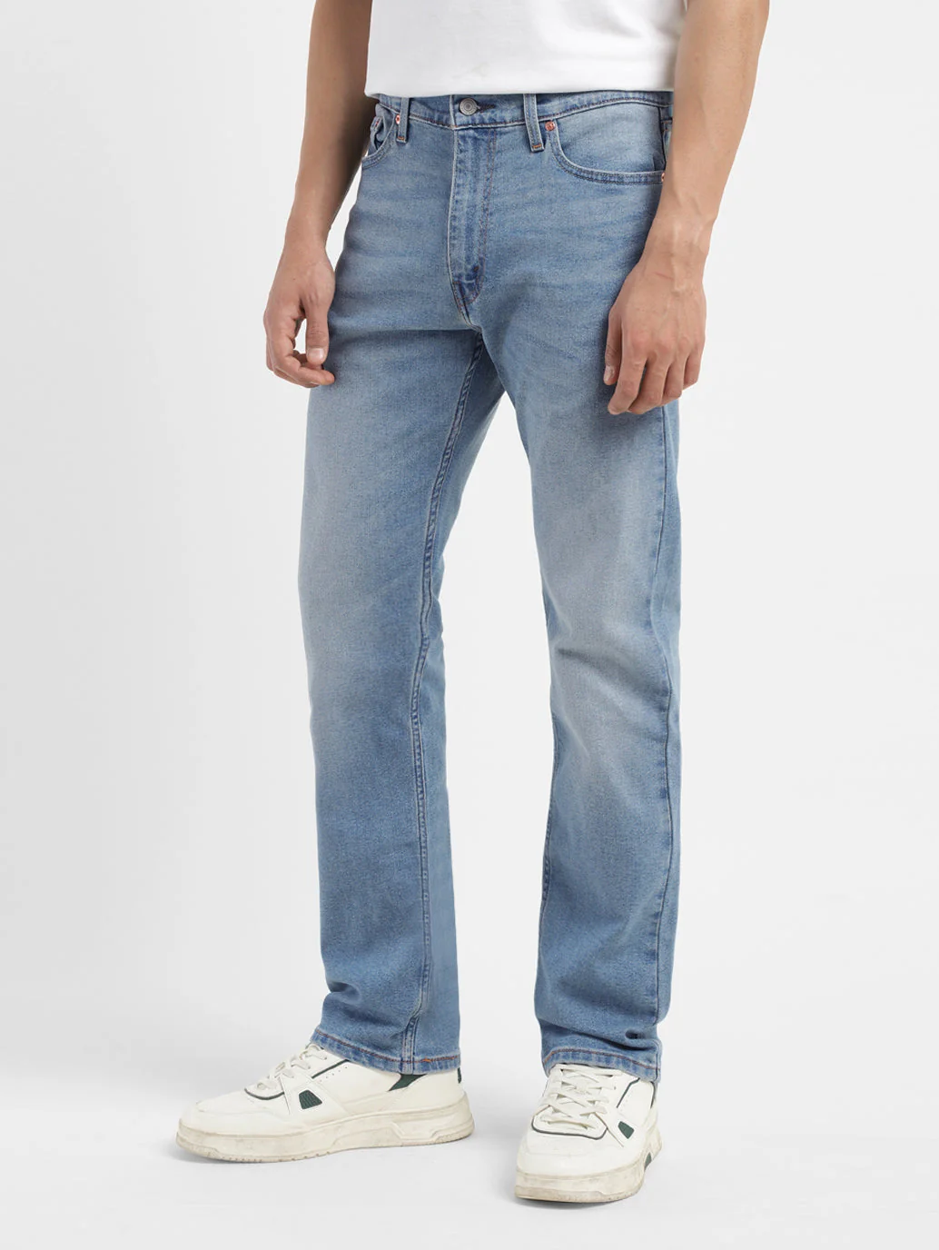 Men's 513 Indigo Slim Straight Fit Mid Rise Jeans - Image 5