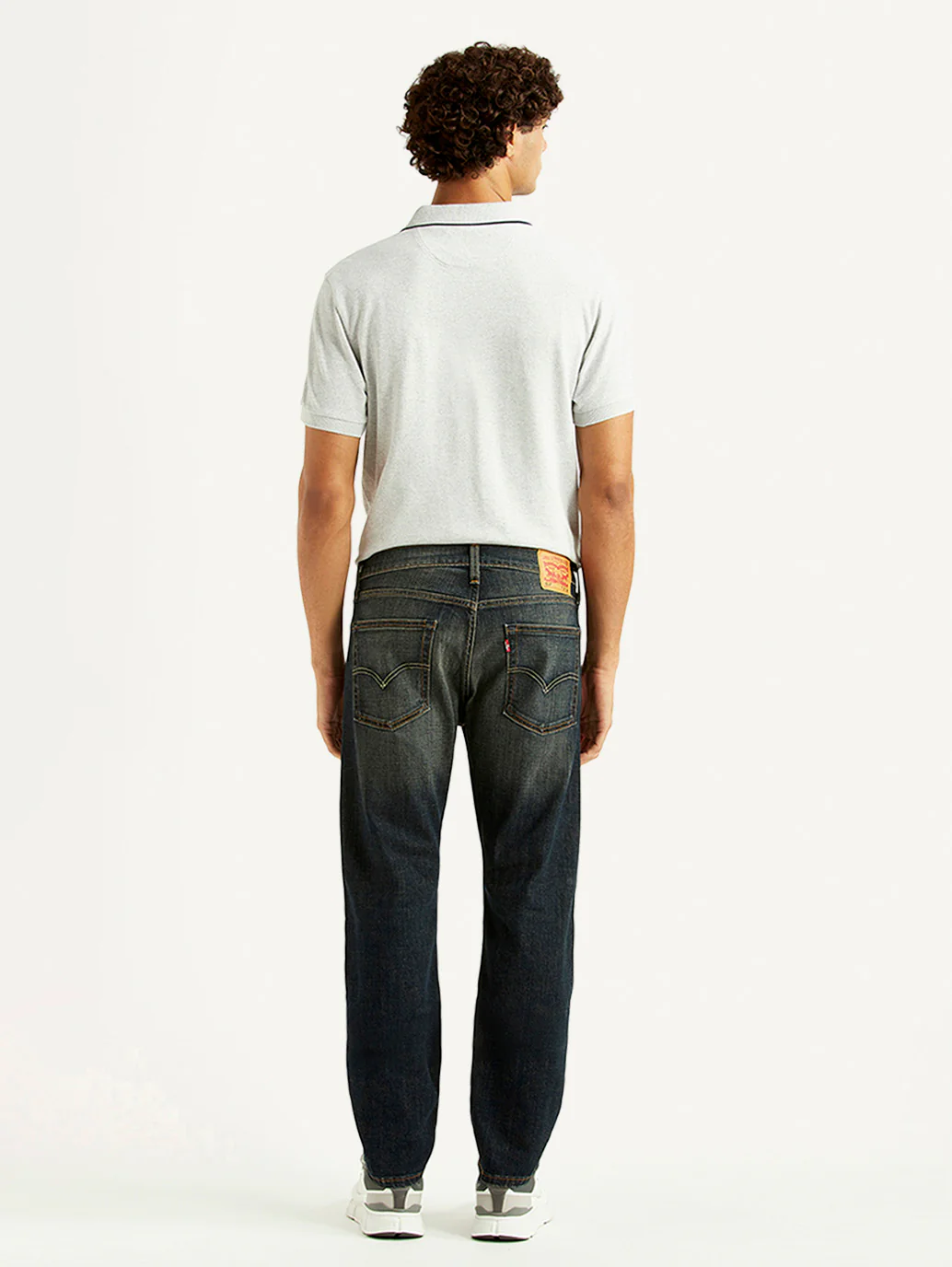 Men's 513 Charcoal Grey Slim Straight Fit Mid Rise Jeans - Image 5