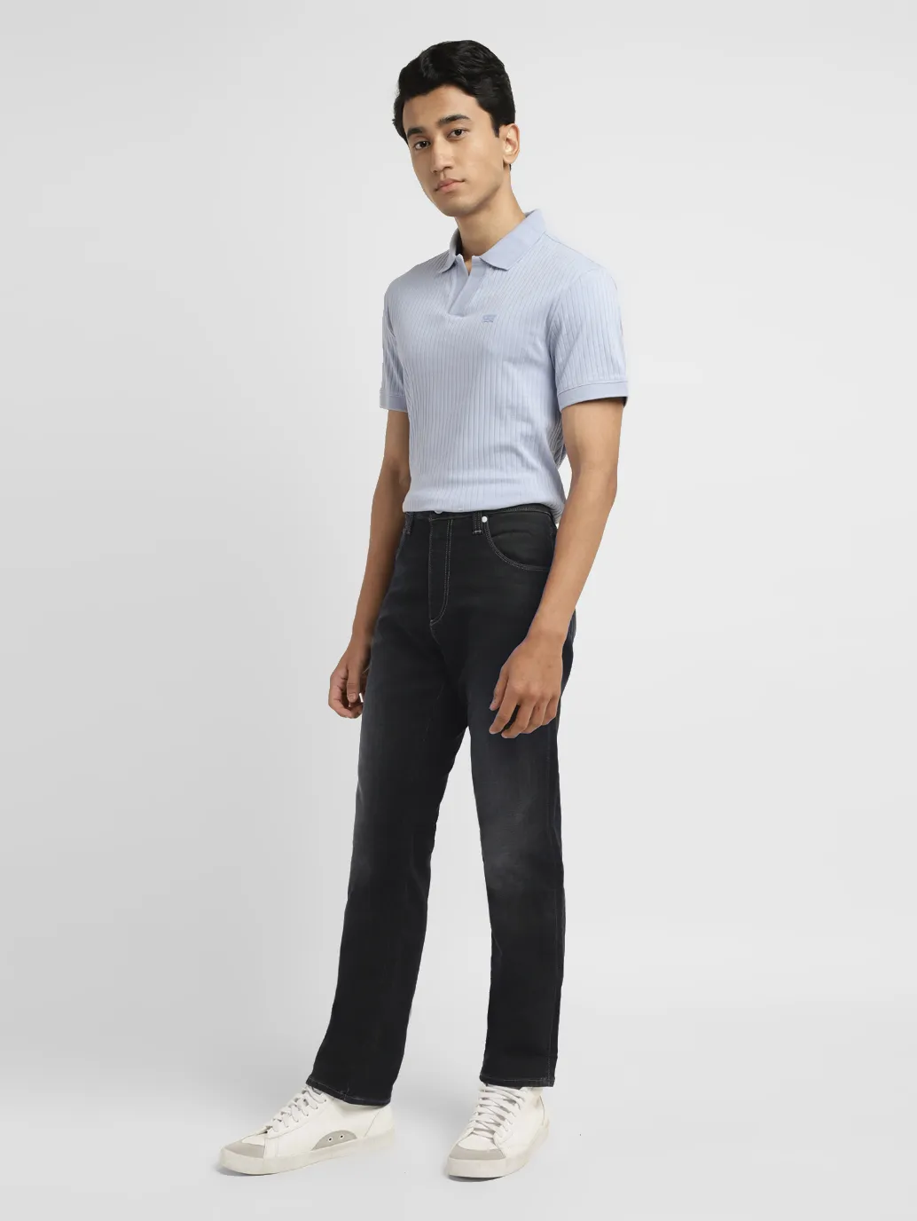 Men's 513 Grey Slim Straight Fit Mid Rise Jeans - Image 9