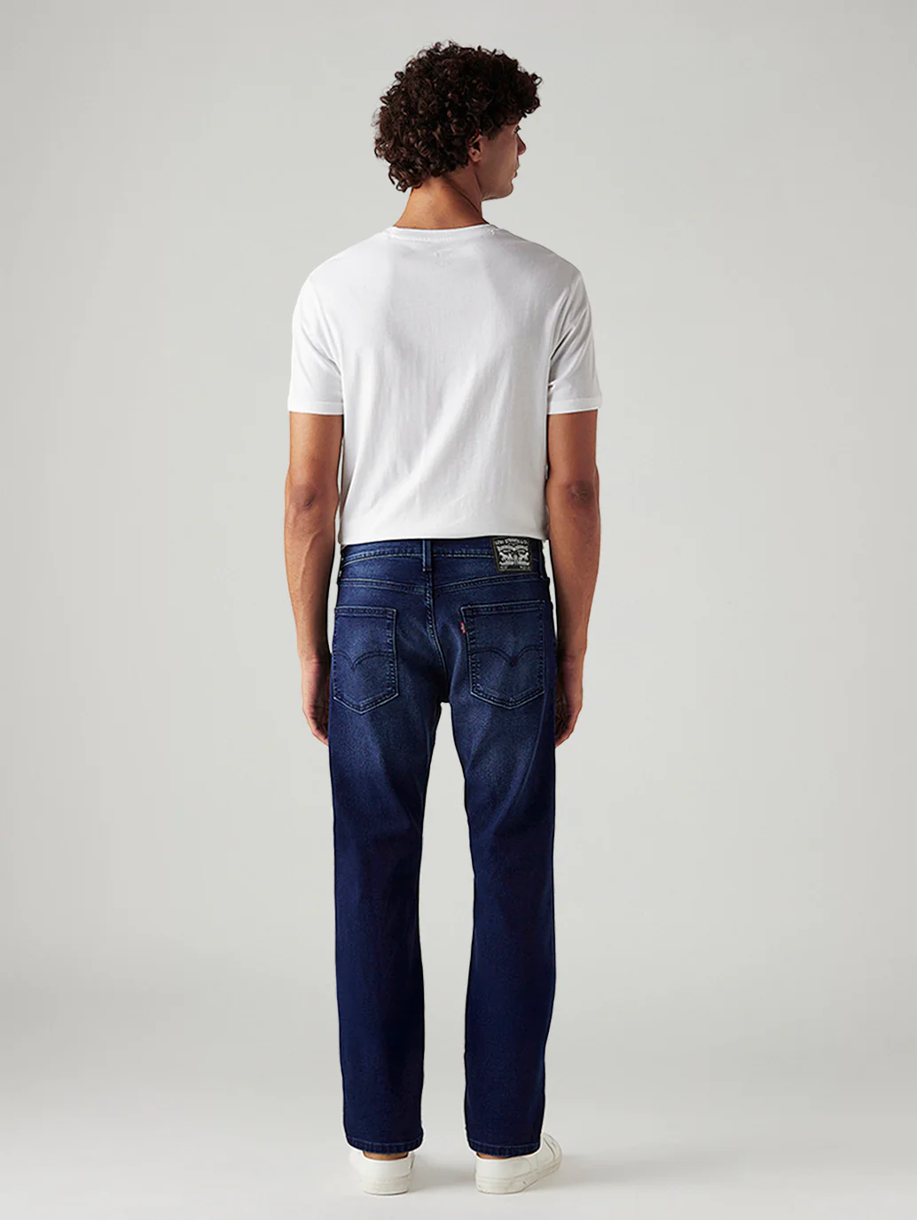 Men's 513 Dark Blue Slim Straight Fit Mid Rise Jeans - Image 3