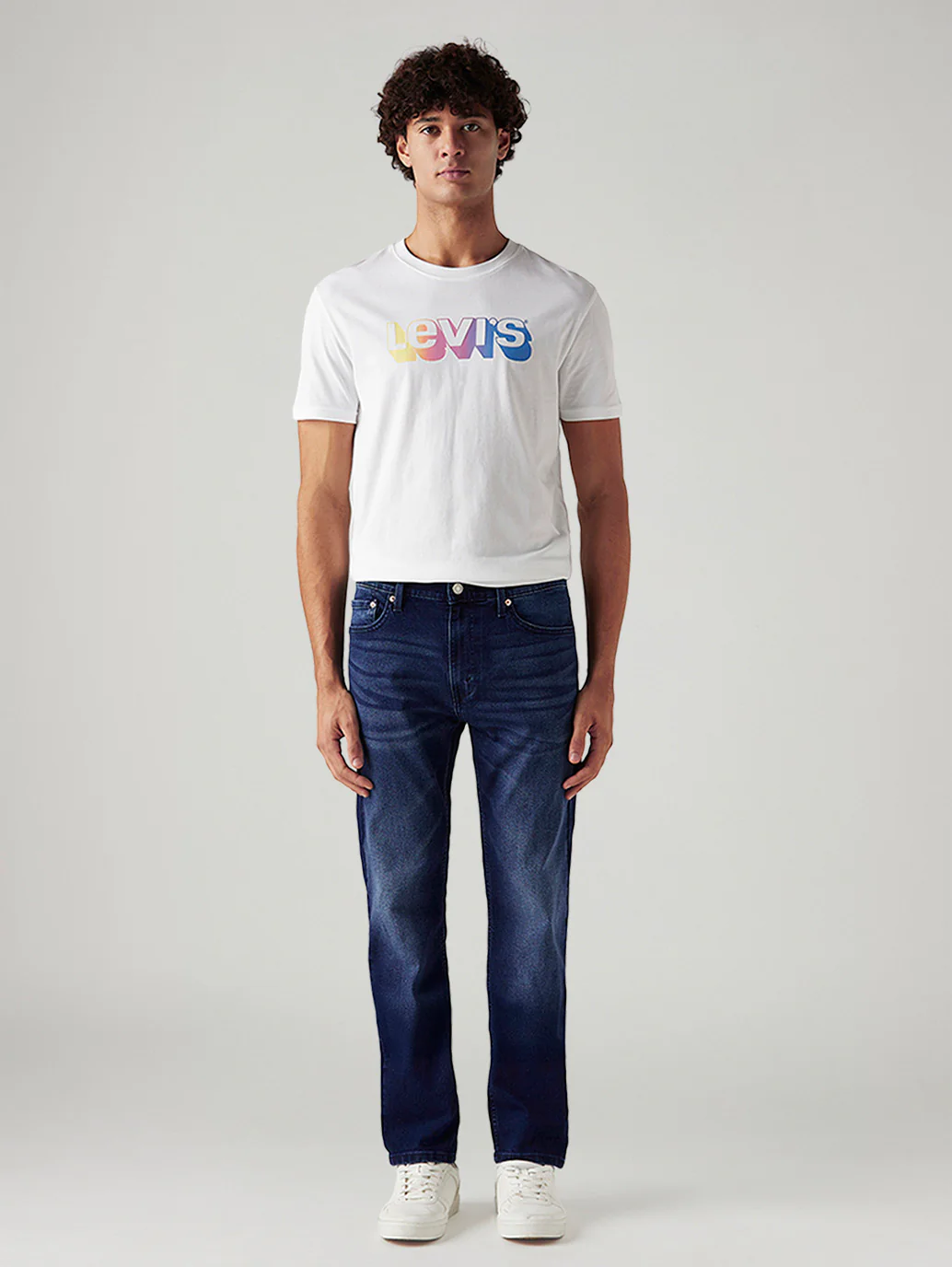Men's 513 Dark Blue Slim Straight Fit Mid Rise Jeans - Image 7