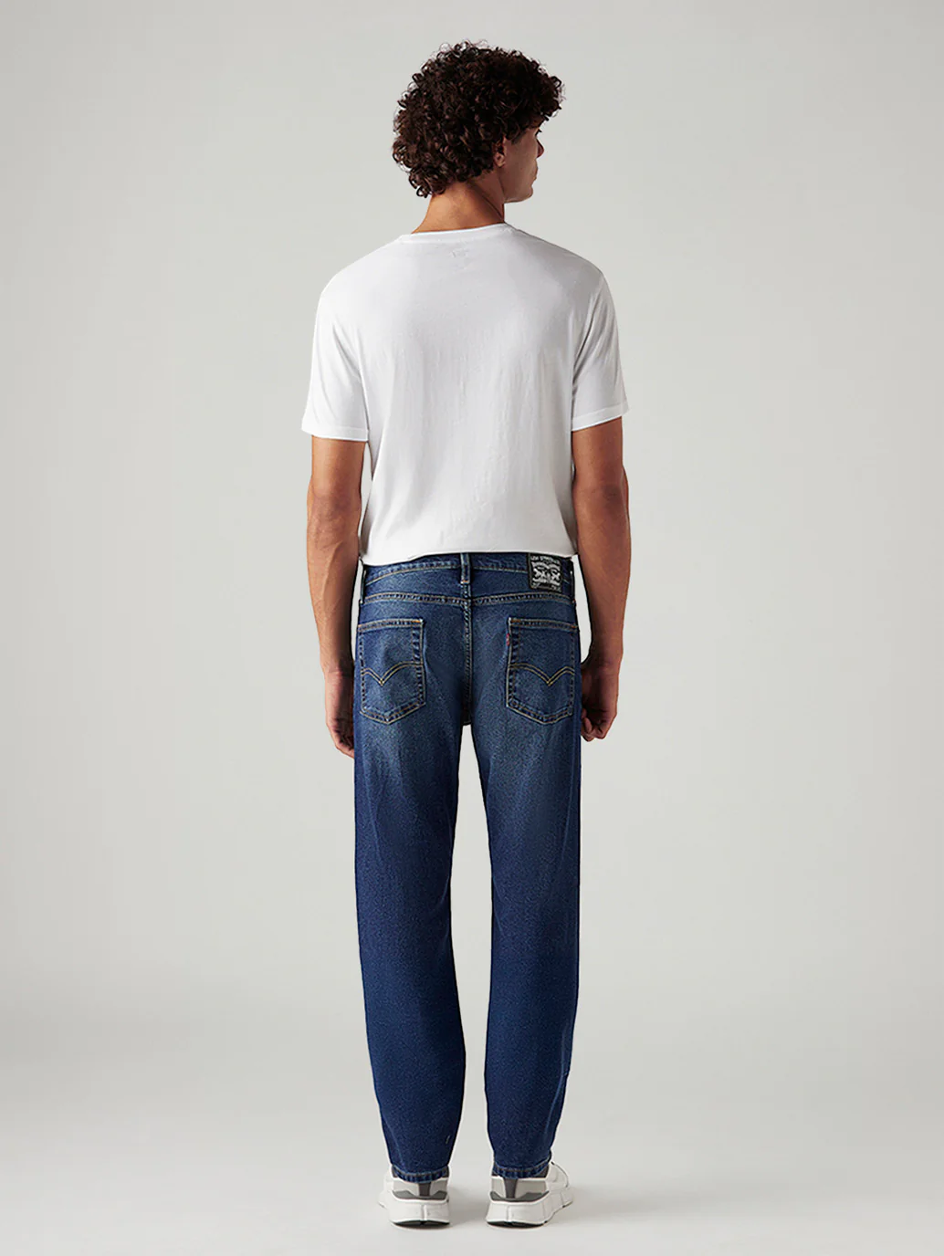 Men's 513 Dark Blue Slim Straight Fit Mid Rise Jeans - Image 3