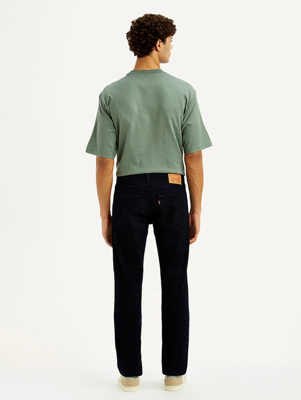 Men's 513 Dark Blue Slim Straight Fit Mid Rise Jeans - Image 5