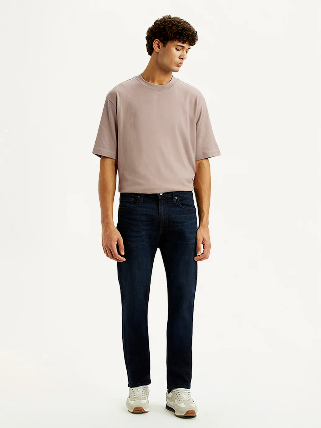 Men's 513 Dark Blue Slim Straight Fit Mid Rise Selvedge Jeans - Image 7
