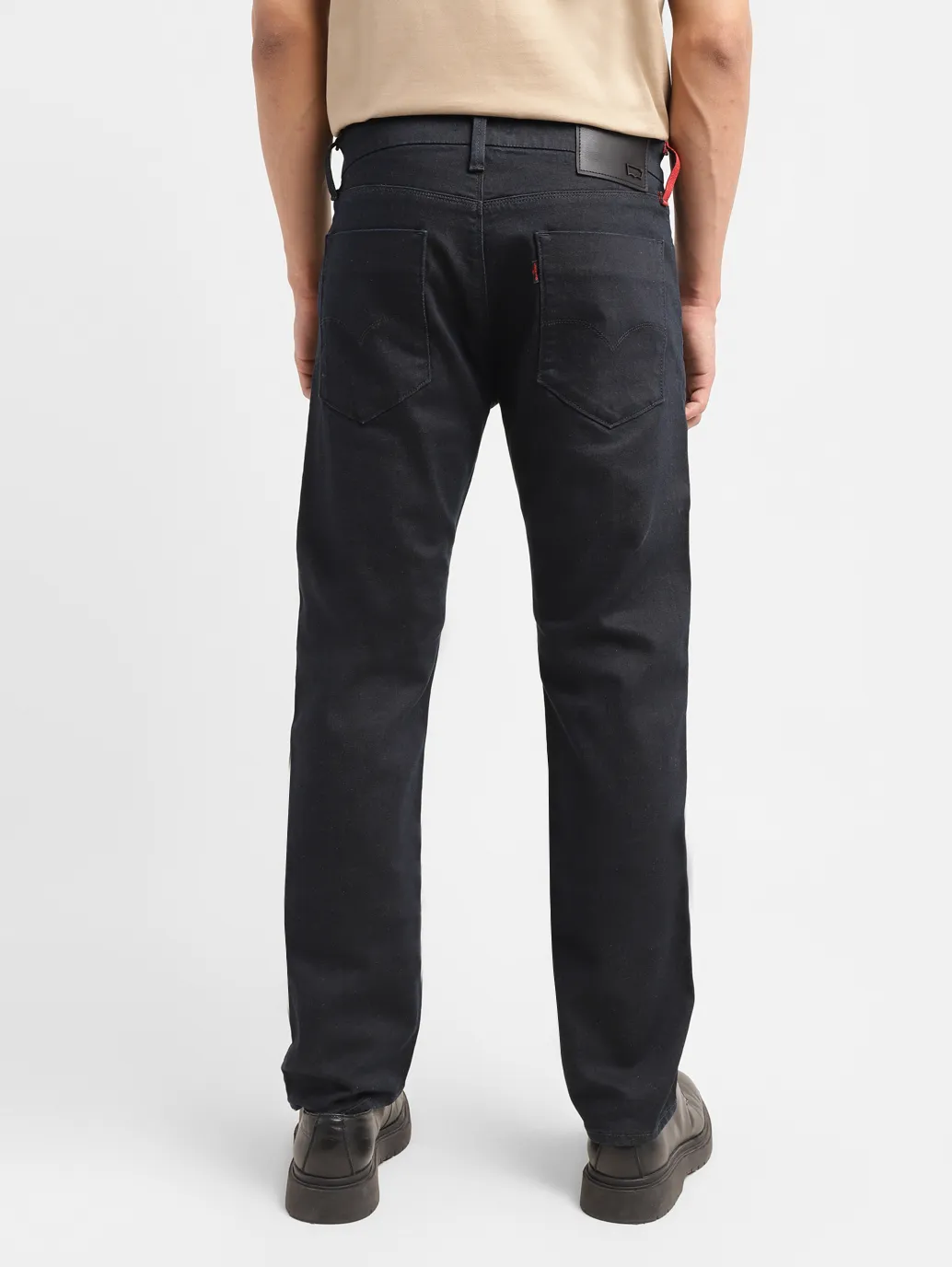Men's Redloop 513 Blue Slim Straight Fit Mid Rise Jeans - Image 3