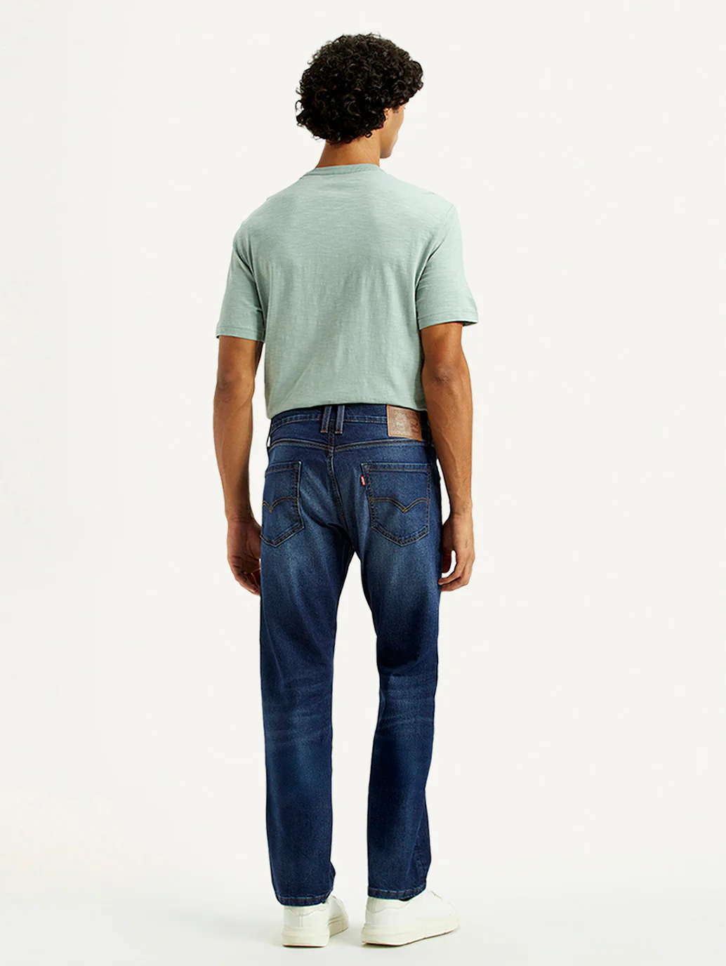 Men's 513 Dark Indigo Slim Straight Fit Mid Rise Jeans - Image 5