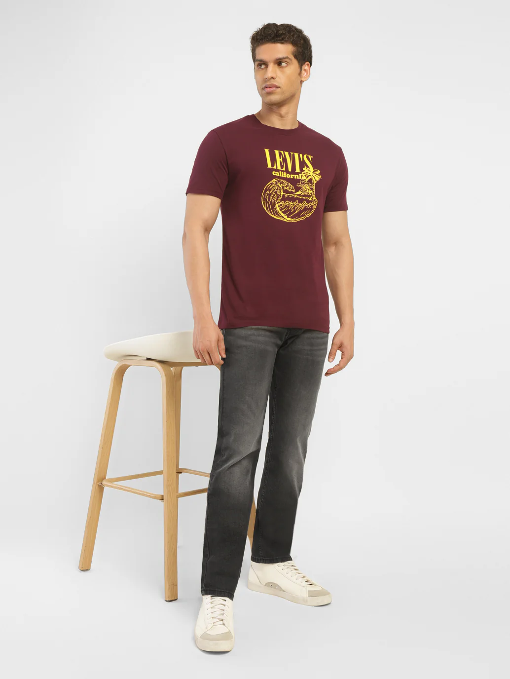 Men's 513 Charcoal Grey Slim Straight Fit Mid Rise Jeans