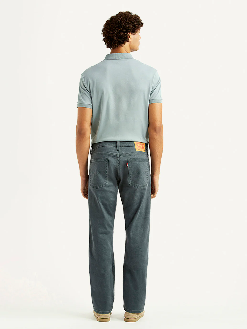 Men's 513 Grey Slim Straight Fit Mid Rise Jeans - Image 5