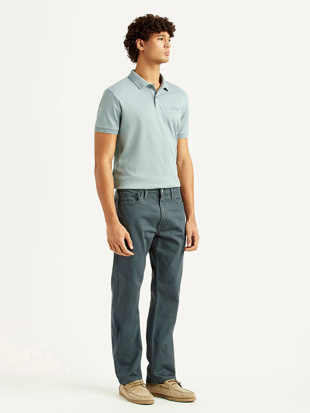 Men's 513 Grey Slim Straight Fit Mid Rise Jeans - Image 7