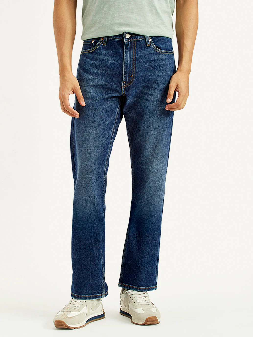 Men's 513 Light Indigo Slim Straight Fit Mid Rise Jeans - Image 3
