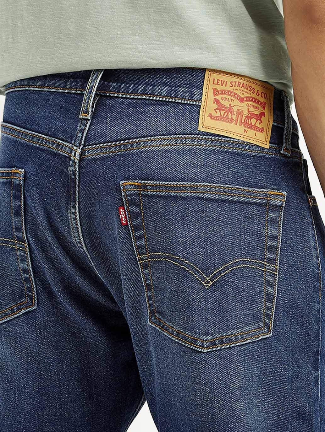 Men's 513 Light Indigo Slim Straight Fit Mid Rise Jeans - Image 6