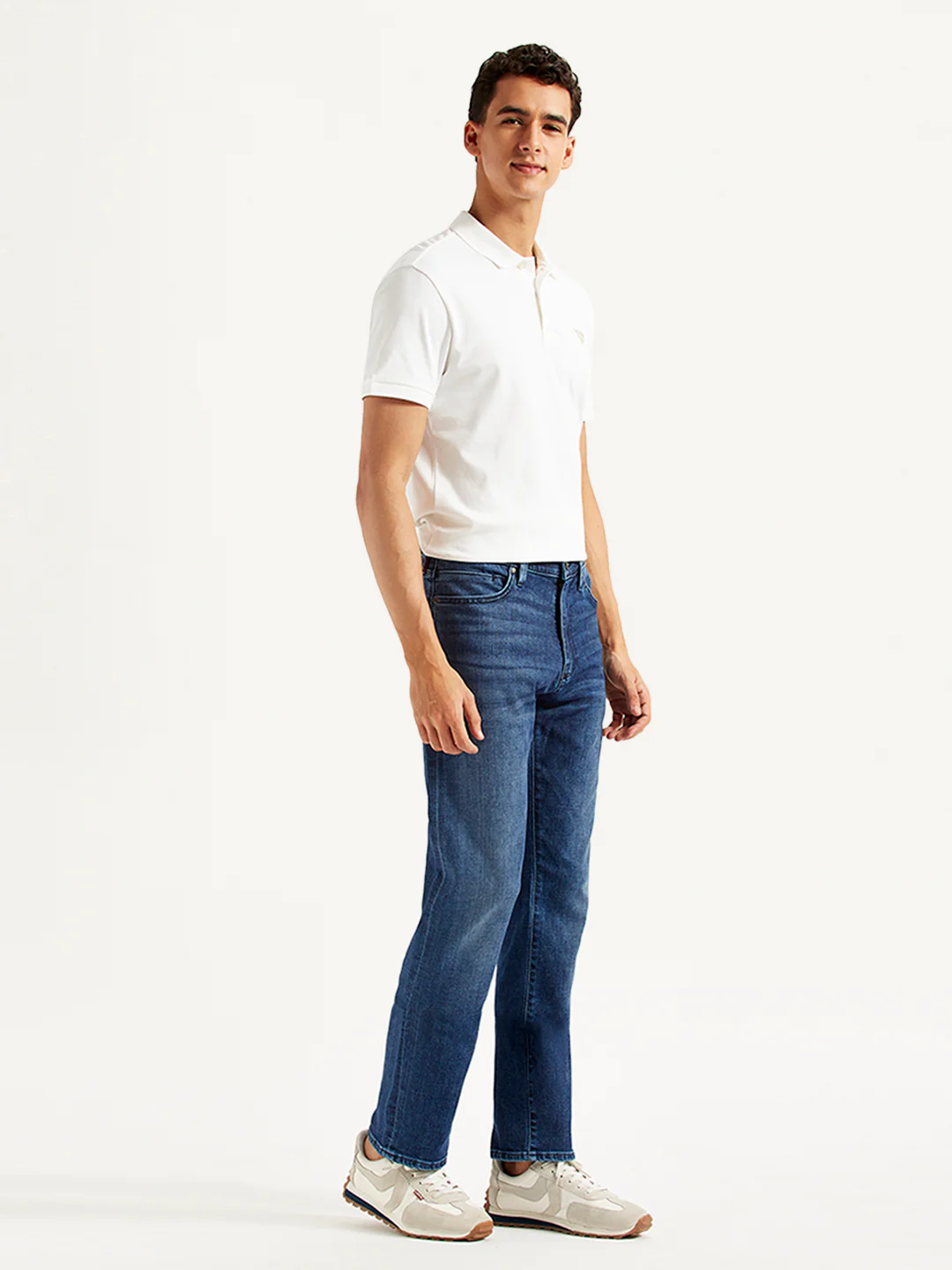 Men's Redloop 513 Slim Straight Fit Mid Rise Jeans - Image 5