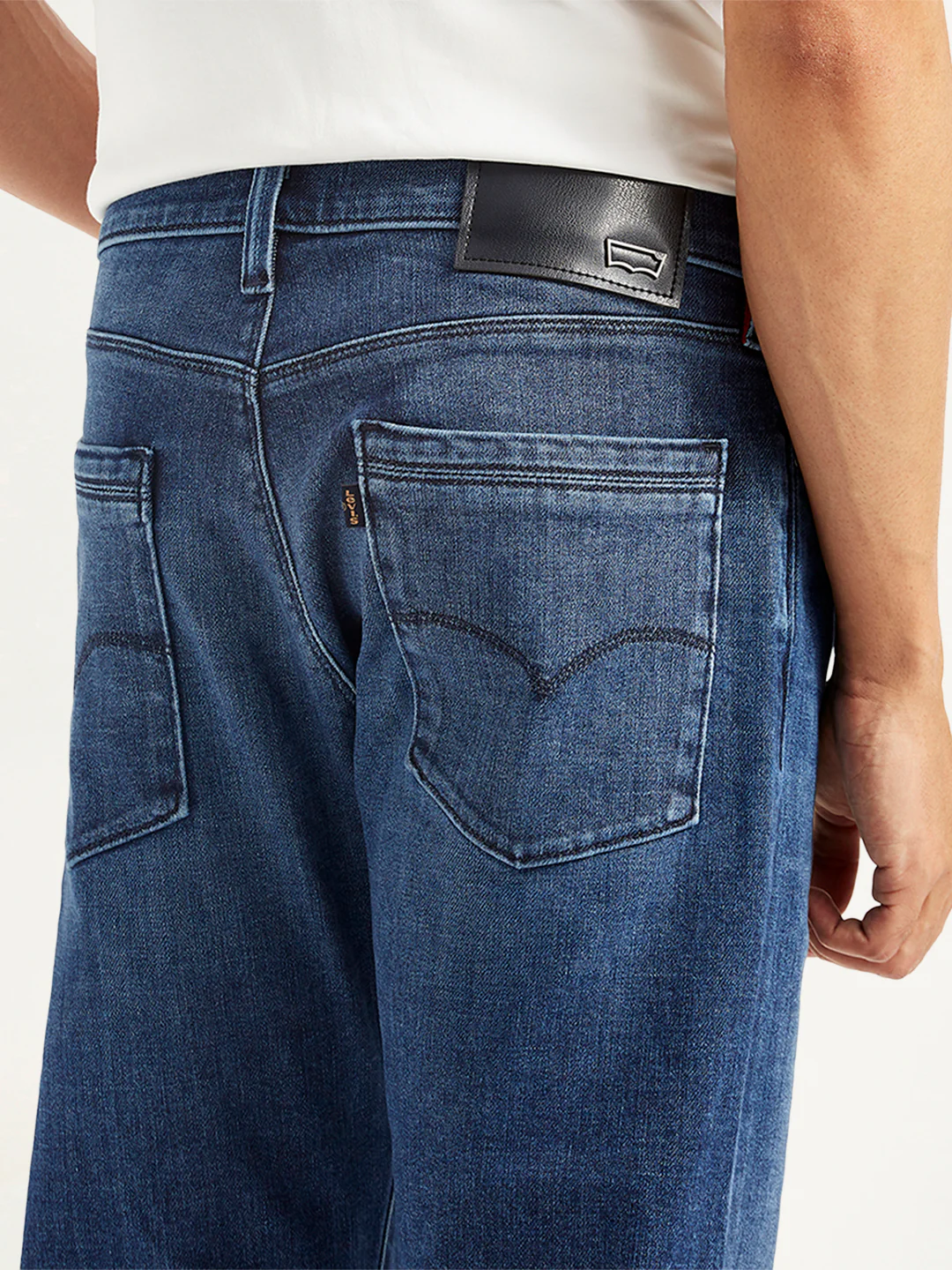 Men's Redloop 513 Slim Straight Fit Mid Rise Jeans - Image 6