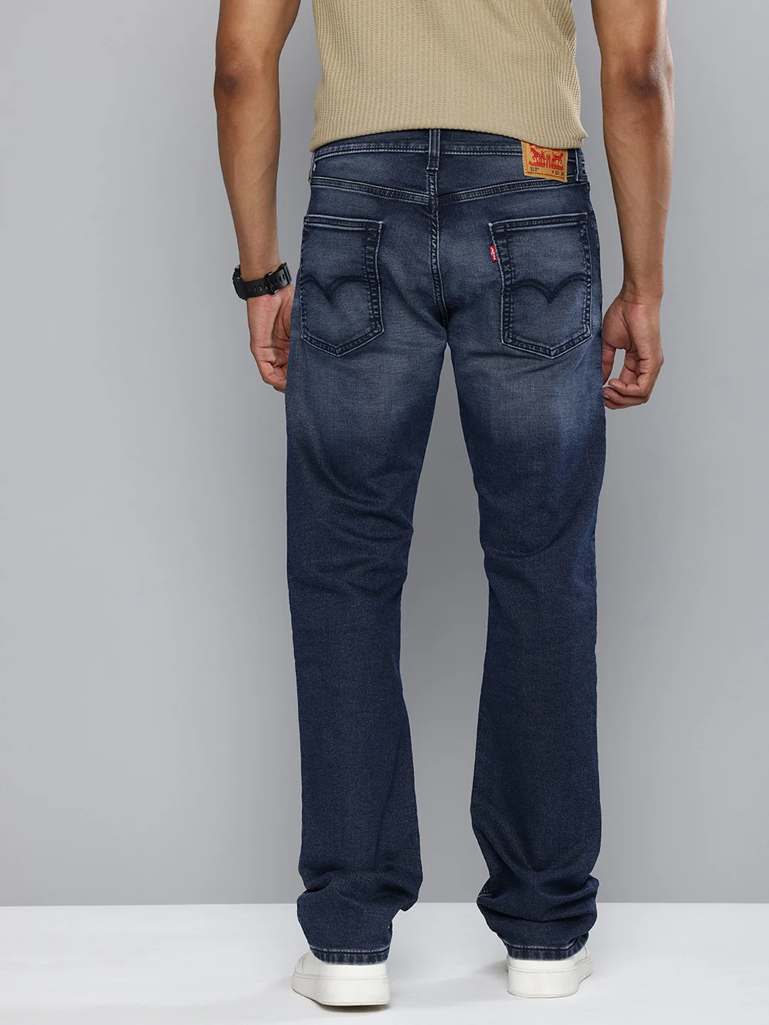 Men's 511 Dark Blue Slim Fit Mid Rise Jeans - Image 2