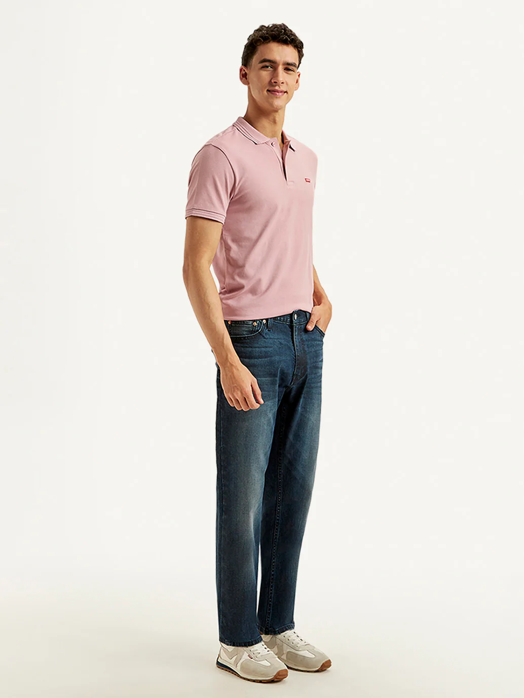 Men's 513 Dark Blue Slim Straight Fit Mid Rise Jeans - Image 6