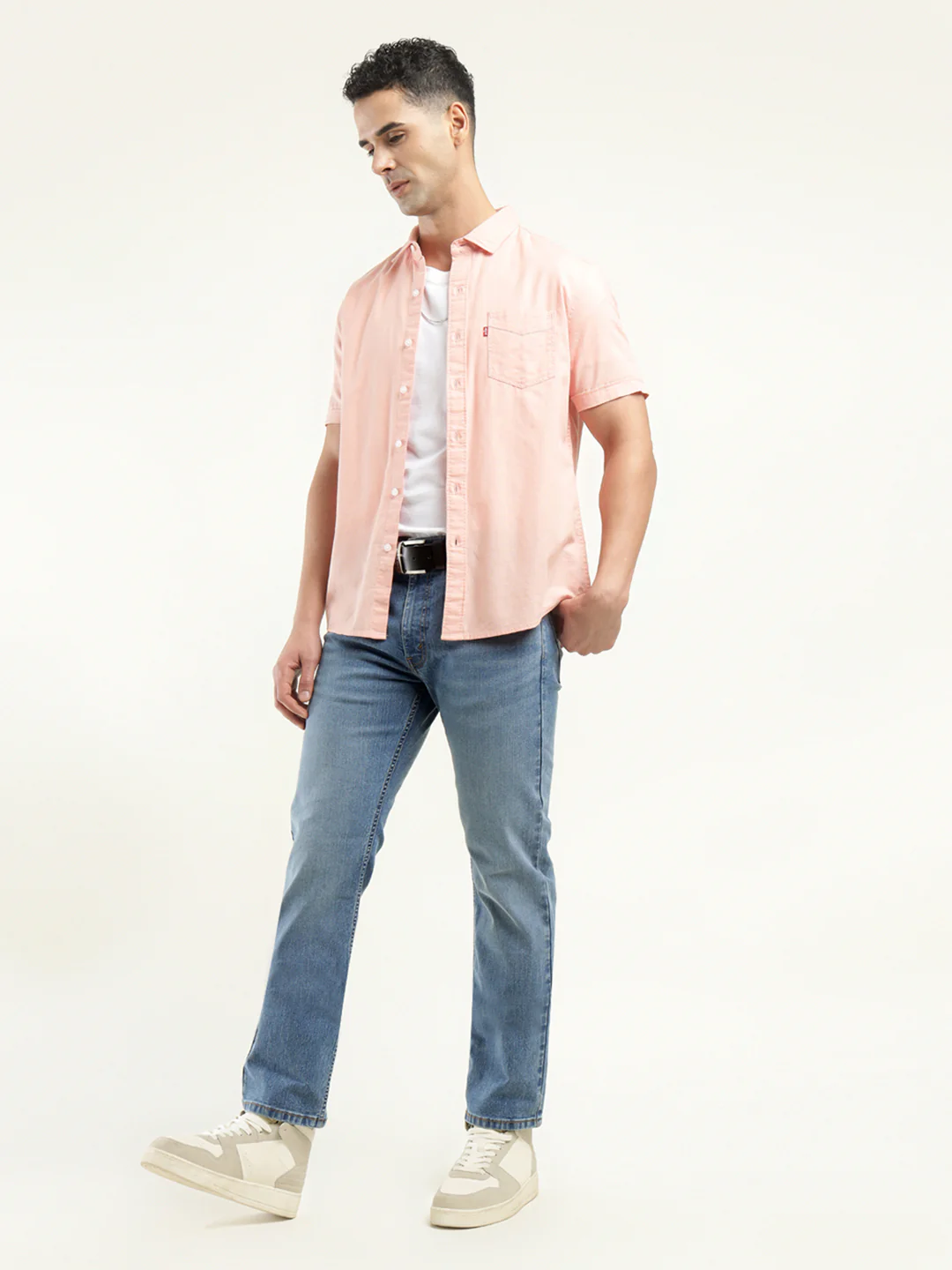 Men's 513 Indigo Slim Straight Fit Mid Rise Jeans