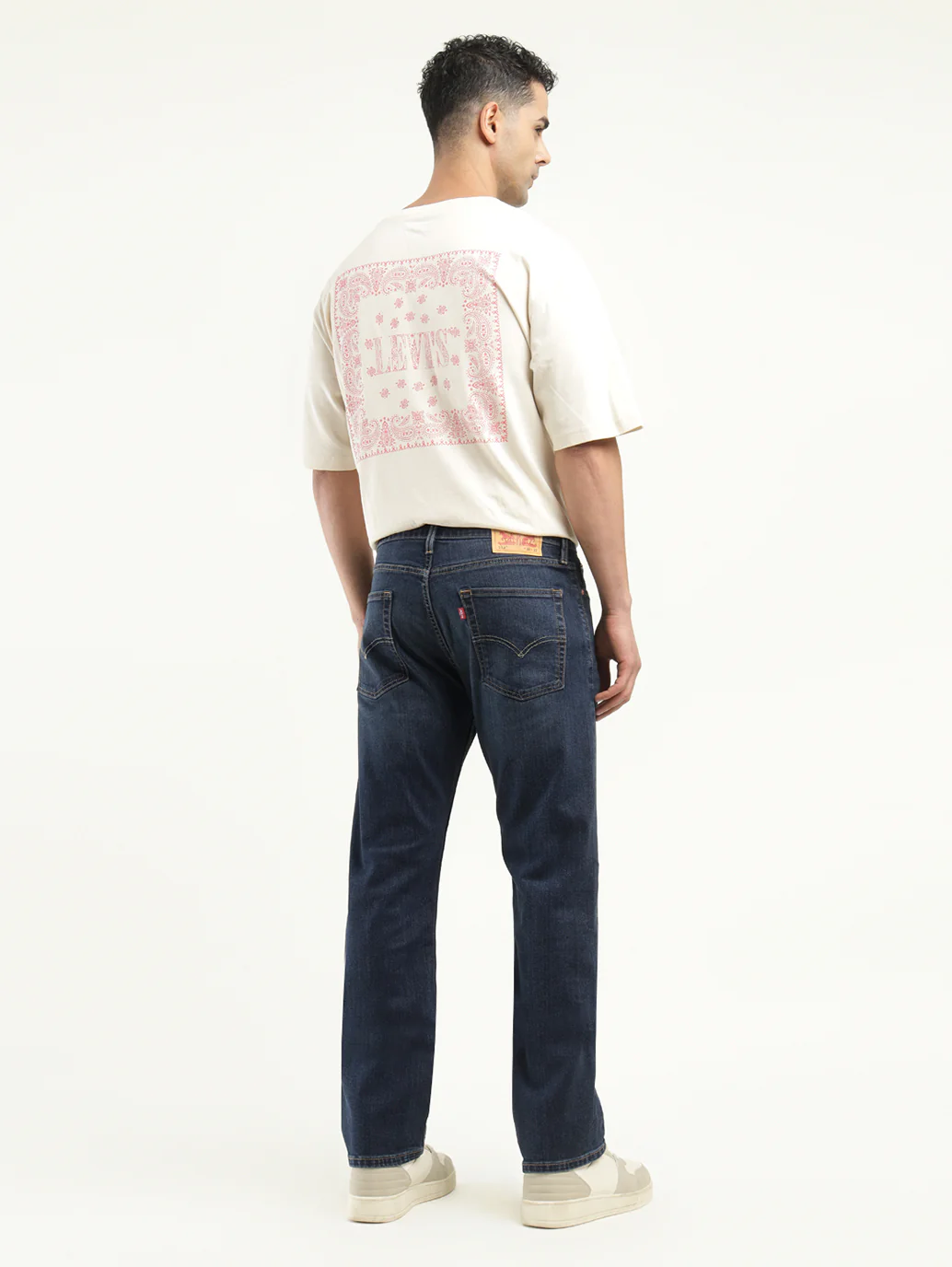 Men's 513 Indigo Slim Straight Fit Mid Rise Jeans - Image 5