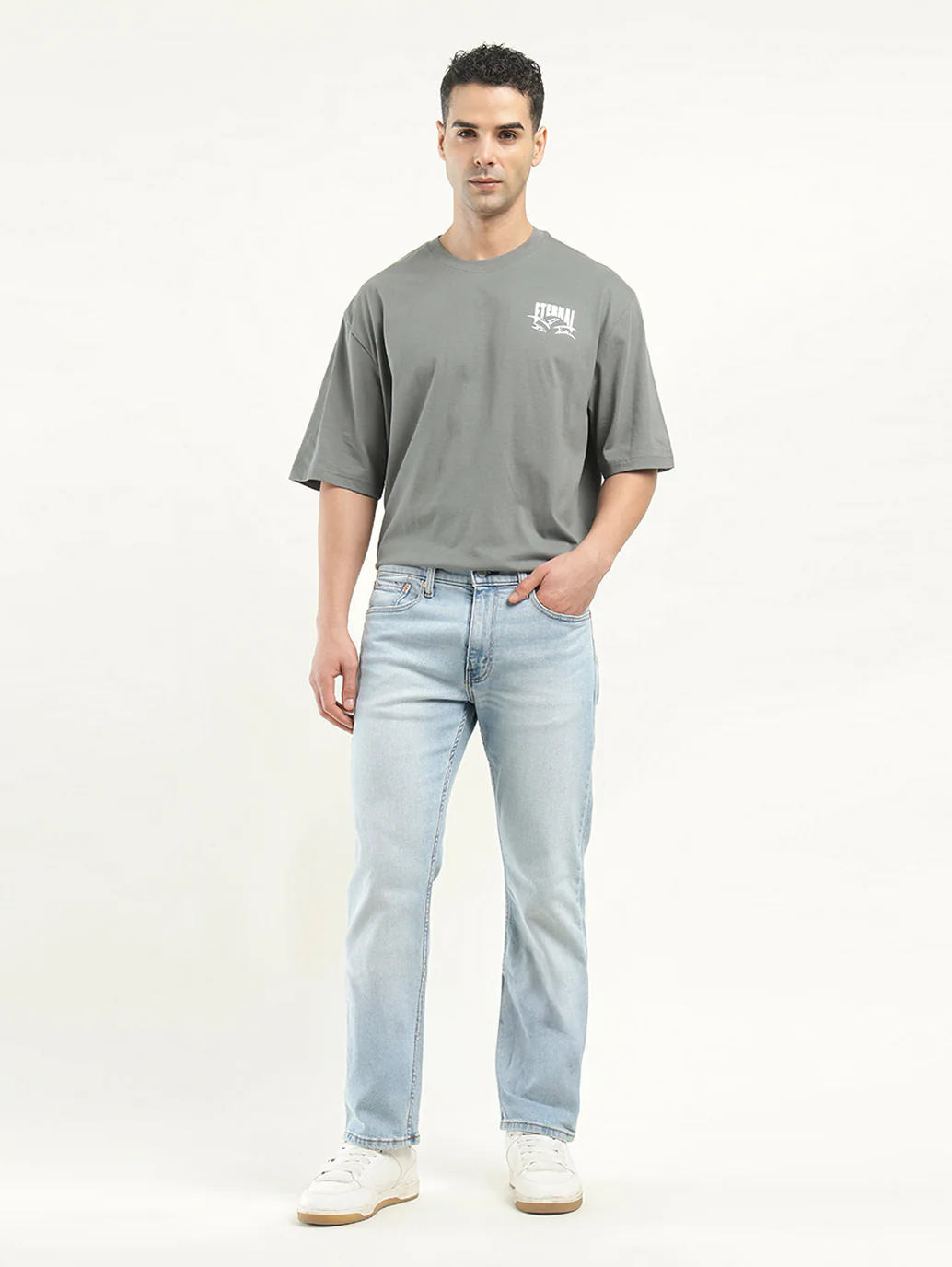 Men's 513 Indigo Slim Straight Fit Mid Rise Jeans