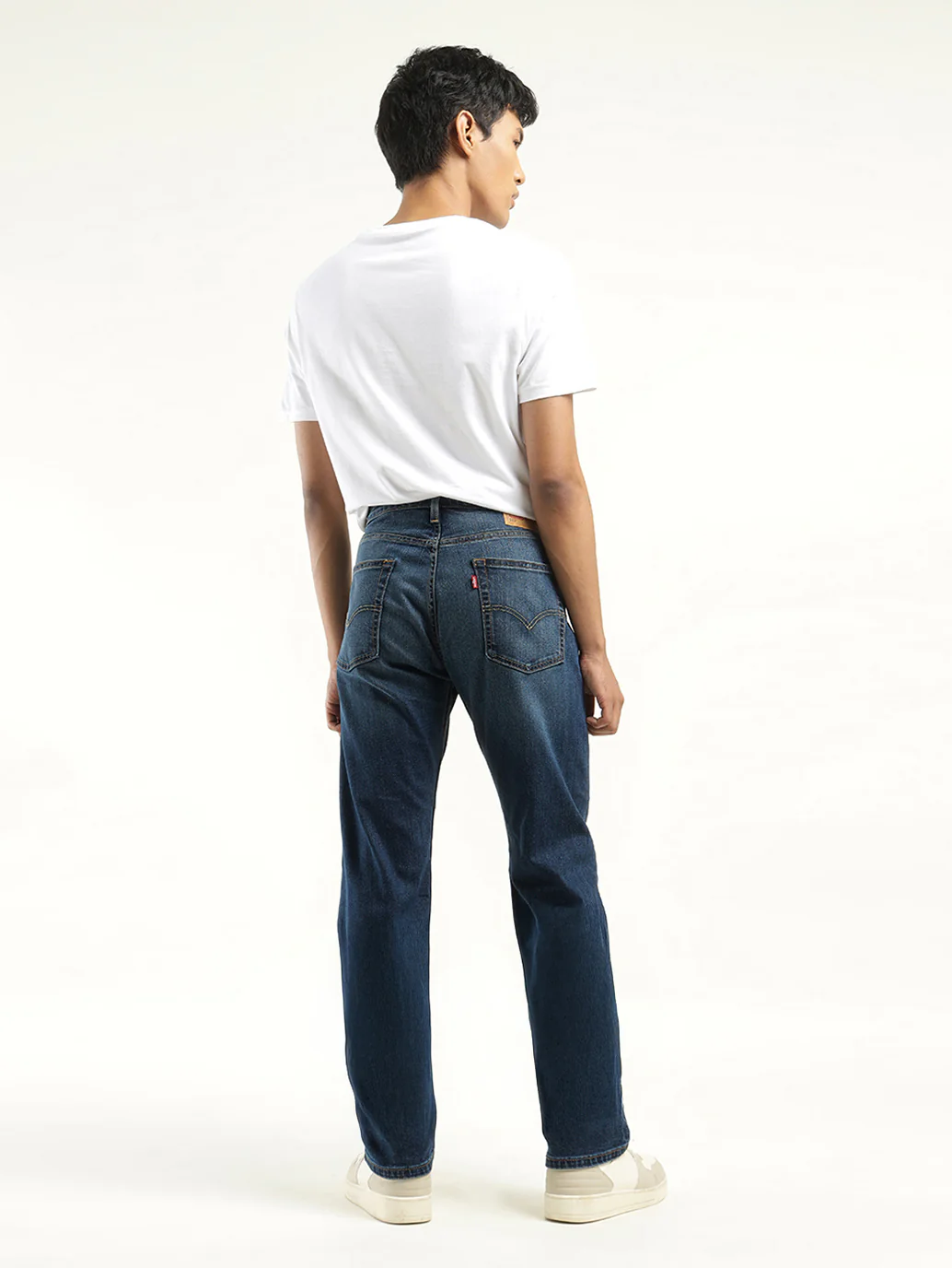 Men's 513 Indigo Slim Straight Fit Mid Rise Jeans - Image 3