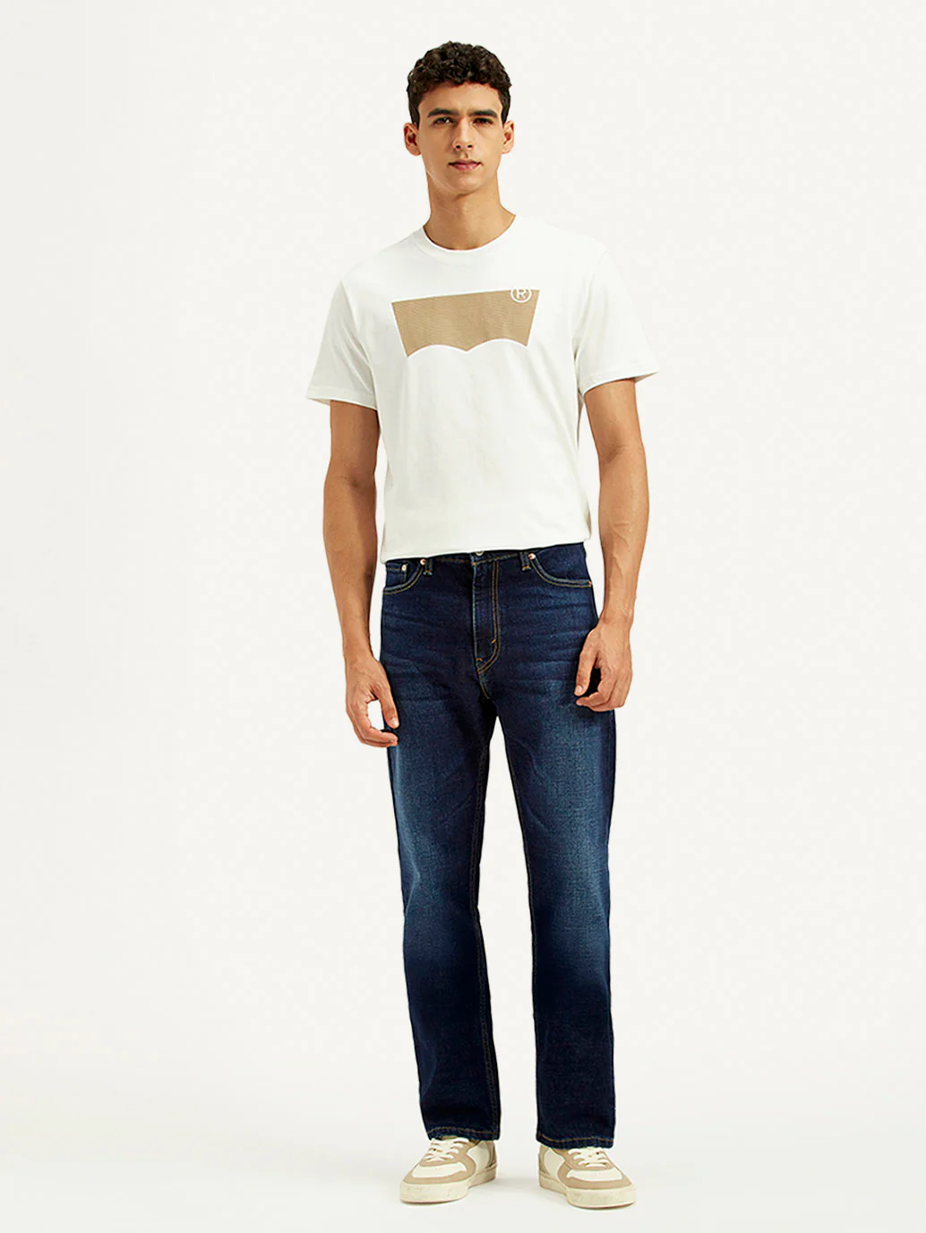 Men's 513 Indigo Slim Straight Fit Mid Rise Jeans - Image 2