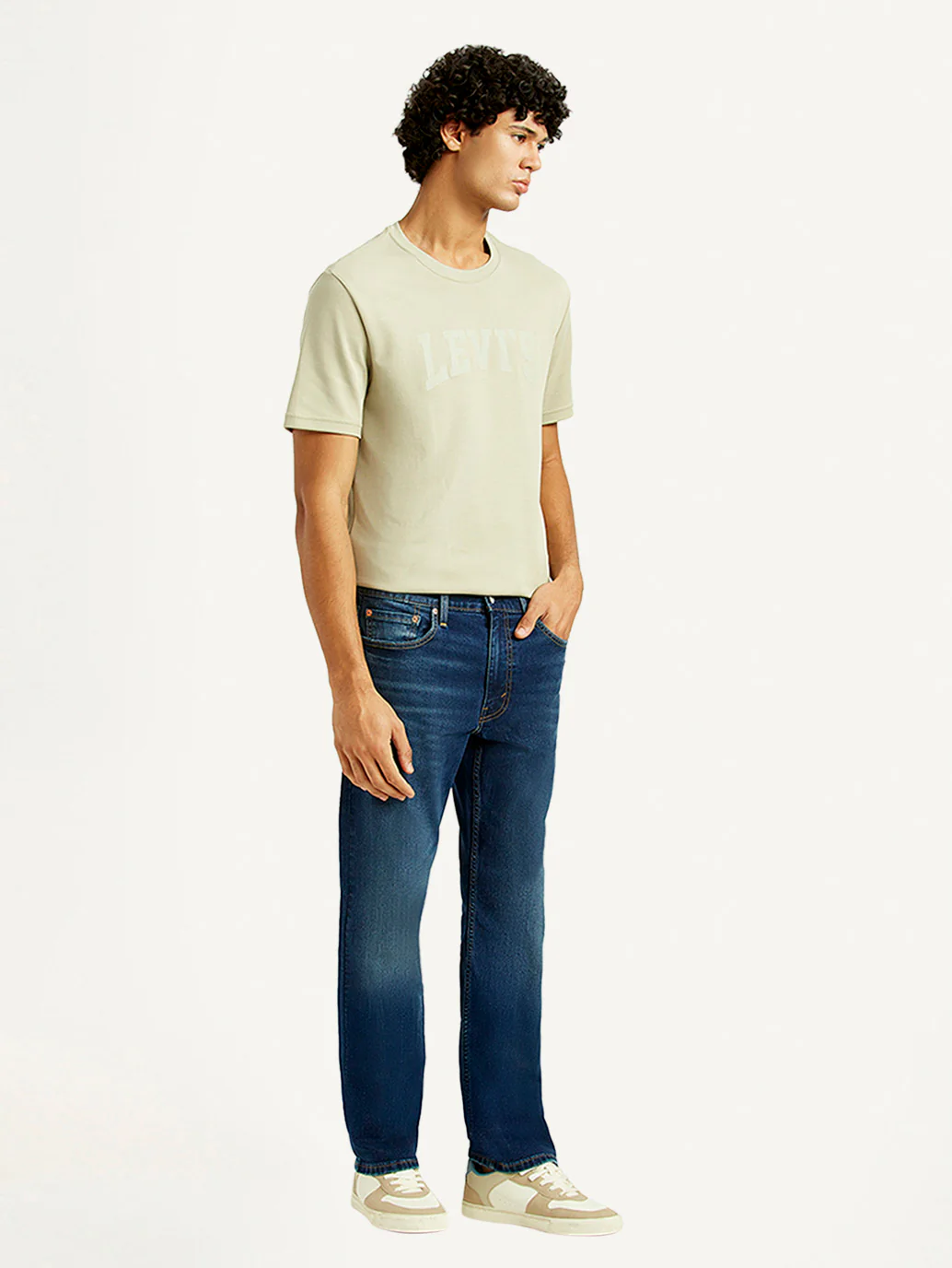 Men's 513 Dark Indigo Slim Straight Fit Mid Rise Jeans - Image 7