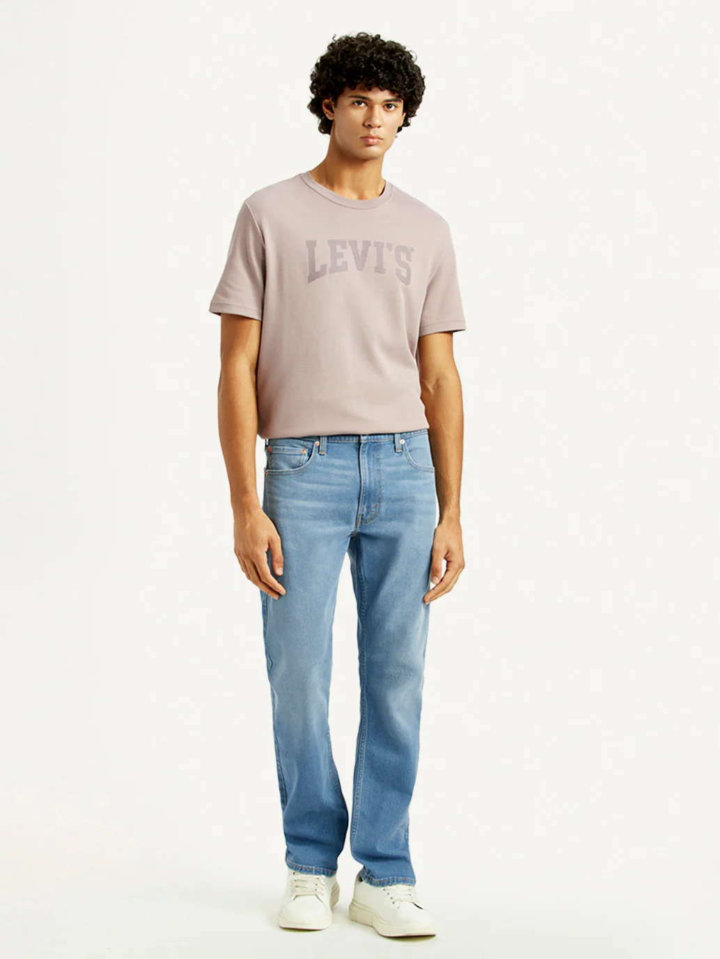 Men's 513 Med Indigo Slim Straight Fit Mid Rise Jeans - Image 2
