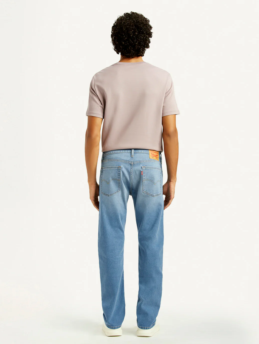 Men's 513 Med Indigo Slim Straight Fit Mid Rise Jeans - Image 5