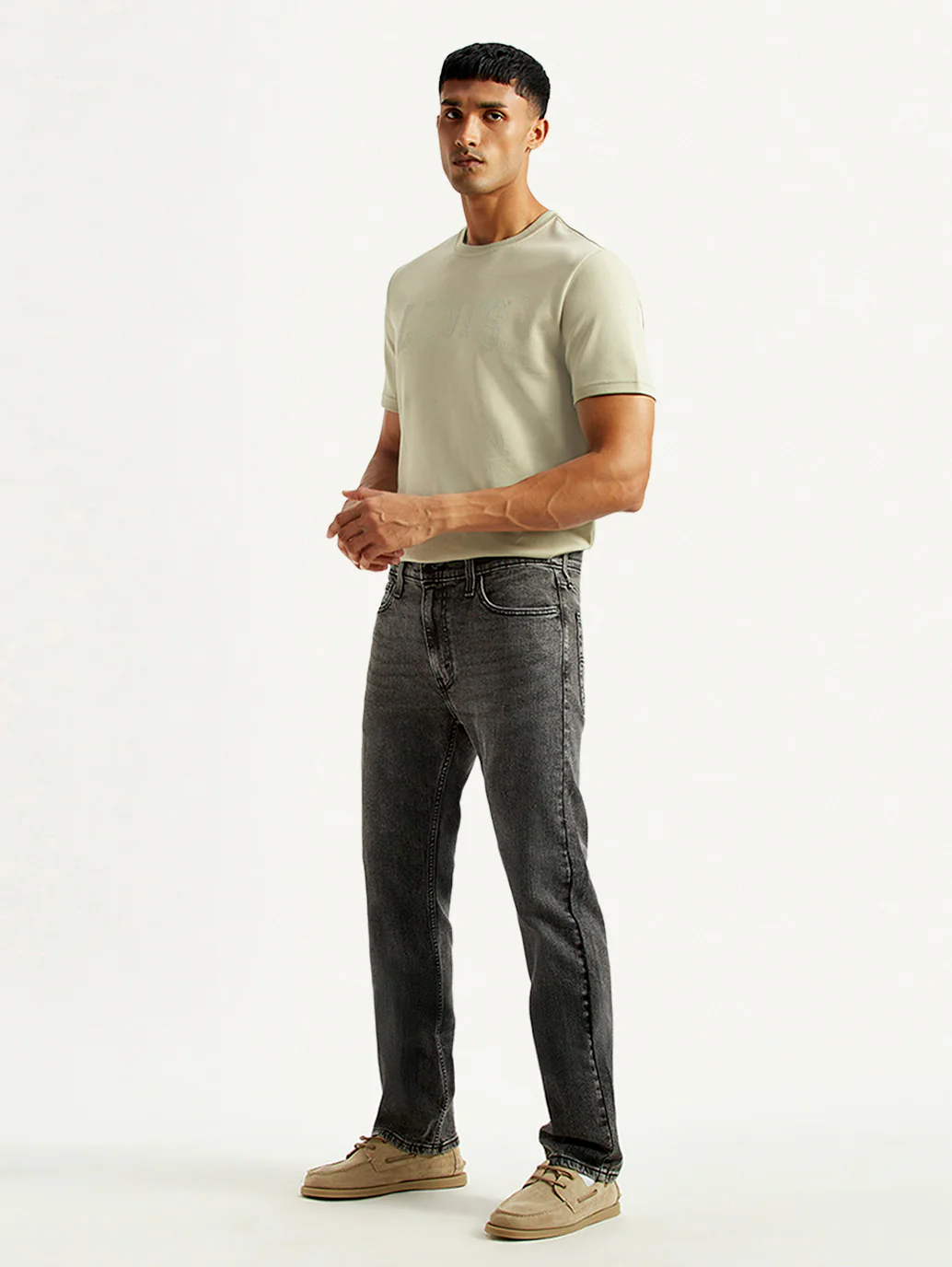 Men's 513 Black Slim Straight Fit Mid Rise Jeans