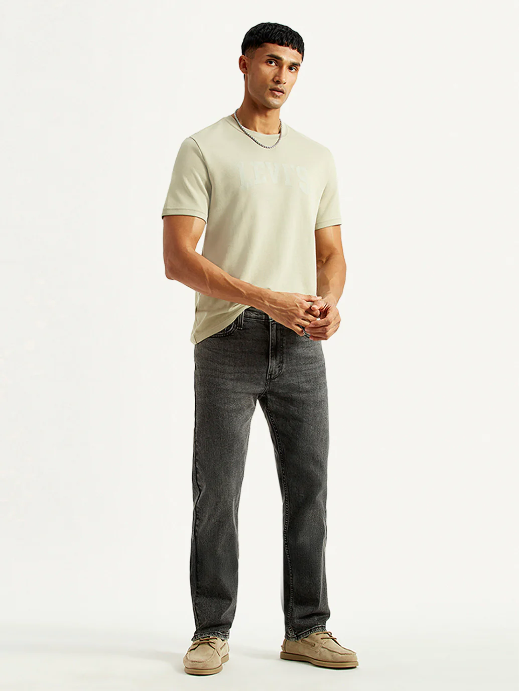 Men's 513 Black Slim Straight Fit Mid Rise Jeans - Image 6