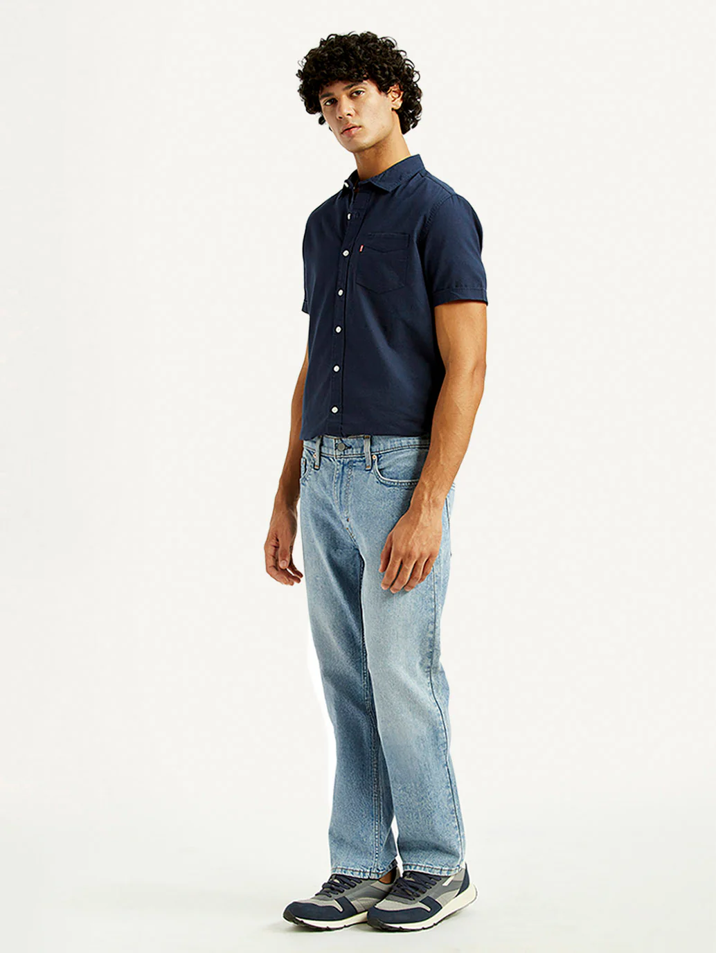 Men's 513 Light Indigo Slim Straight Fit Mid Rise Jeans - Image 7