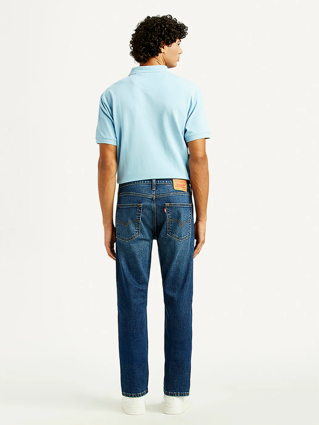 Men's 513 Dark Indigo Slim Straight Fit Mid Rise Jeans - Image 3