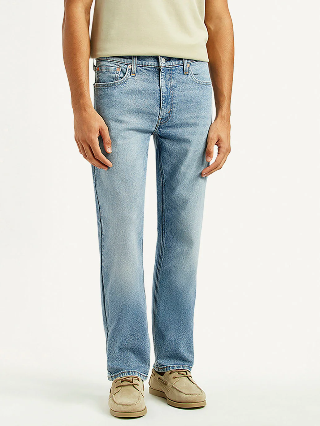 Men's 513 Light Indigo Slim Straight Fit Mid Rise Jeans - Image 2