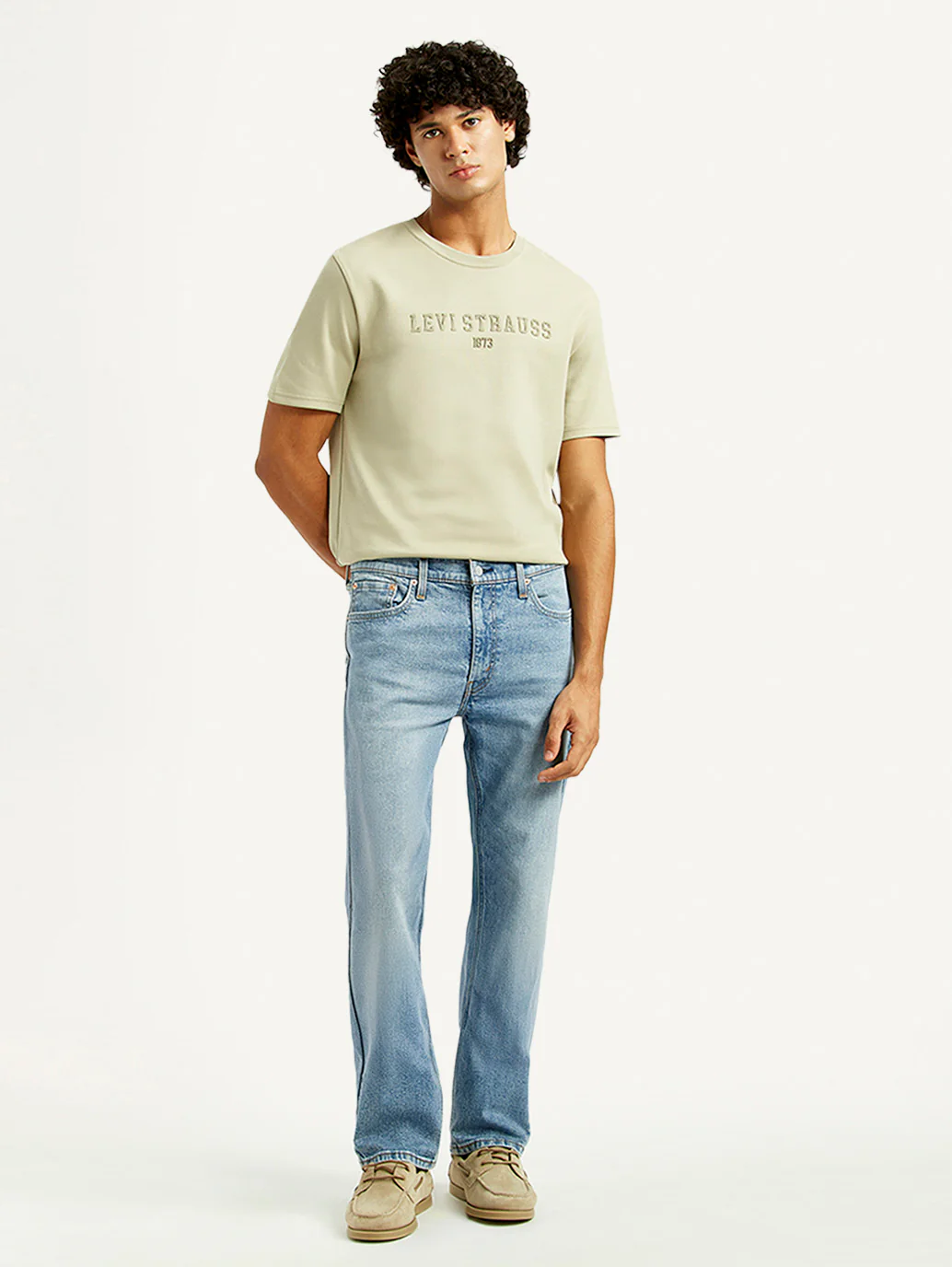 Men's 513 Light Indigo Slim Straight Fit Mid Rise Jeans - Image 7