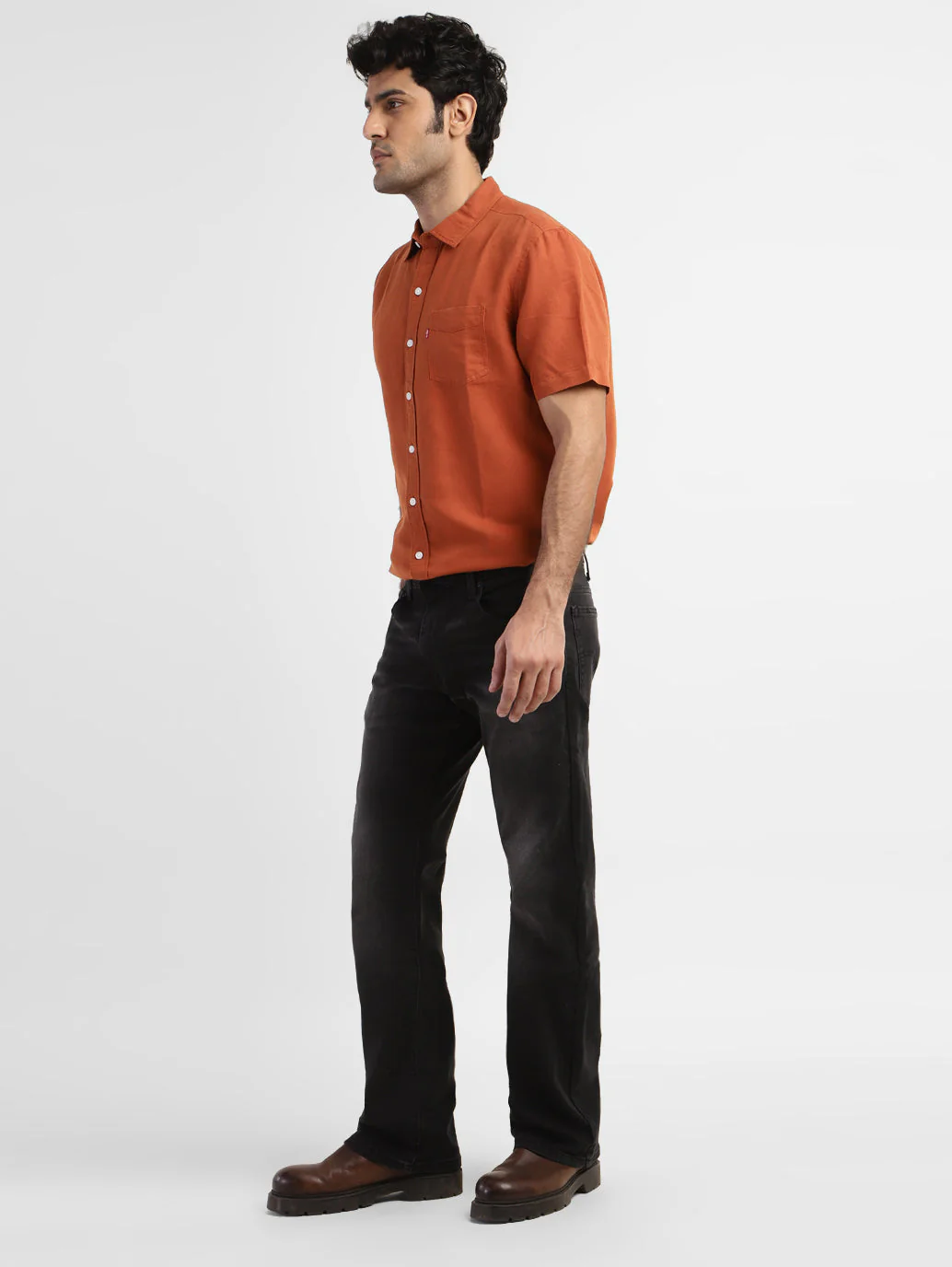 Men's 517 Black Bootcut Fit Mid Rise Jeans - Image 8