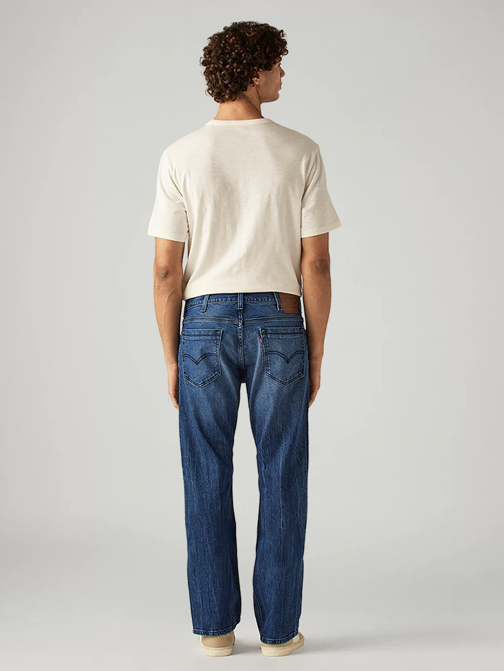 Men's 517 Blue Bootcut Fit Mid Rise Hyper Stretch Jeans - Image 3