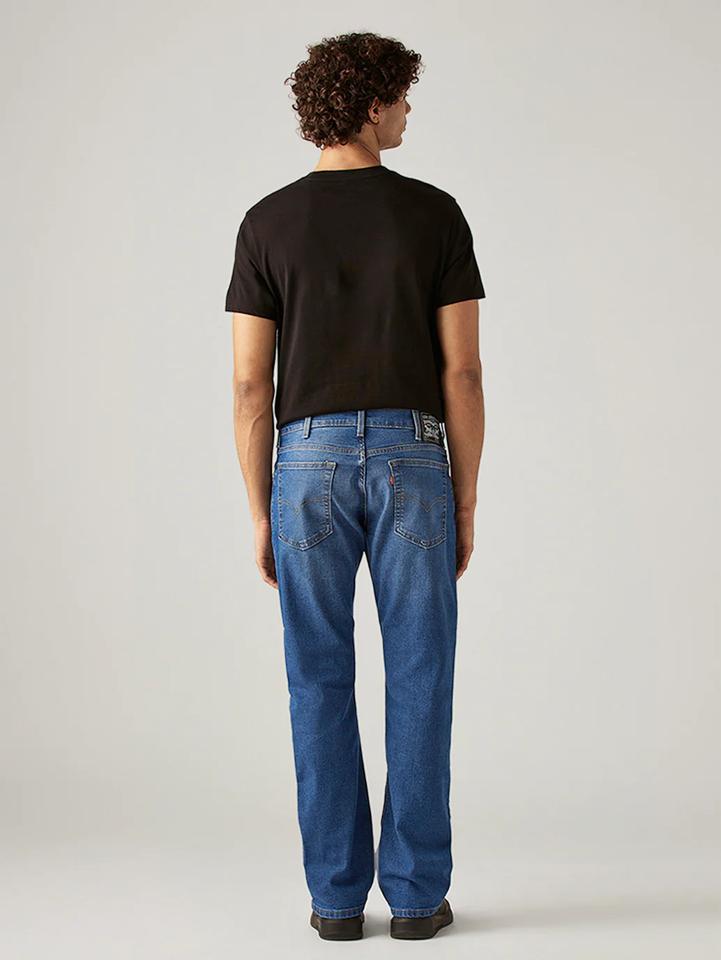 Men's 517 Blue Bootcut Fit Mid Rise Jeans - Image 3